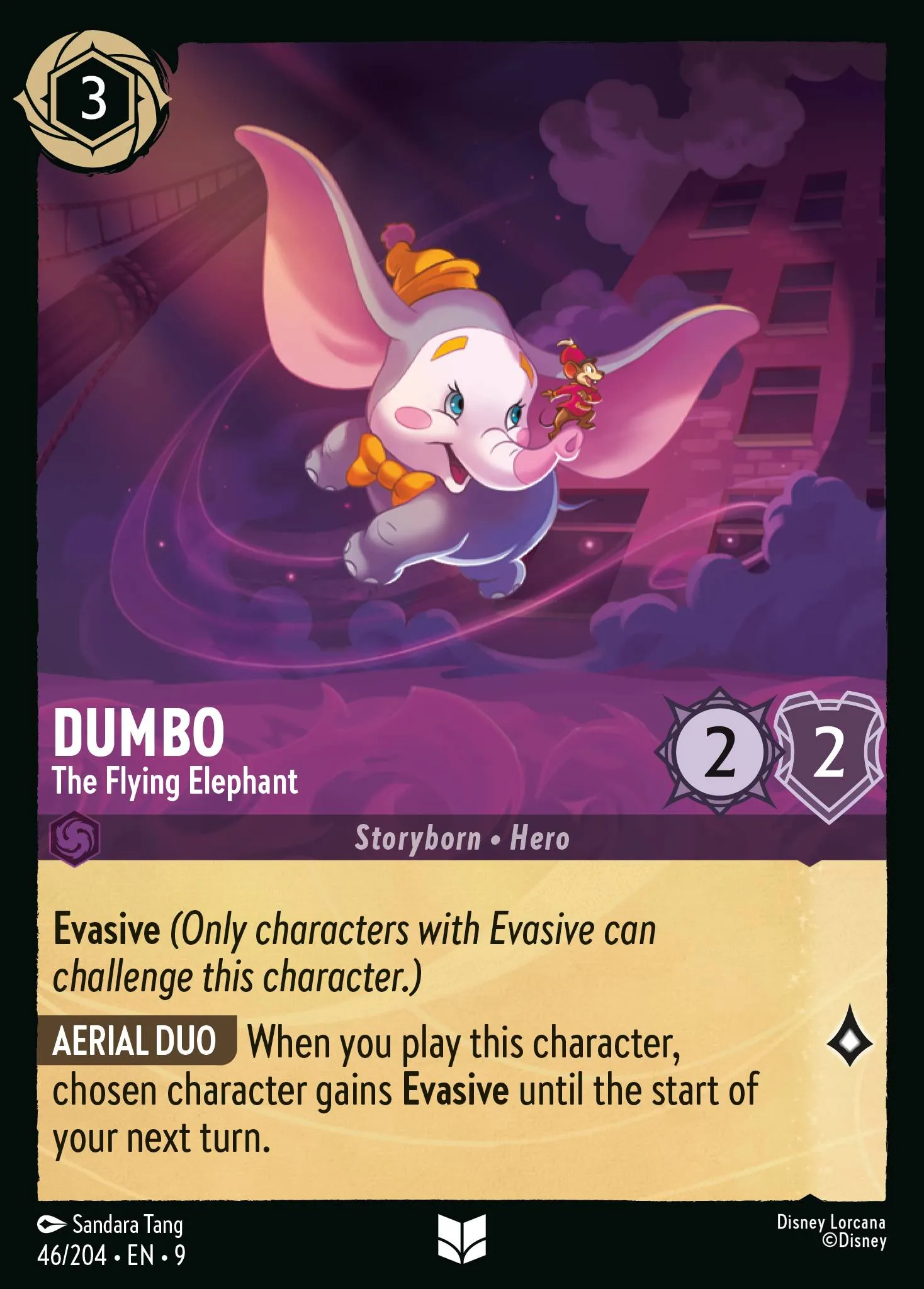 2025 Fabled Dumbo - The Flying Elephant Uncommon #46 Uncommon card image