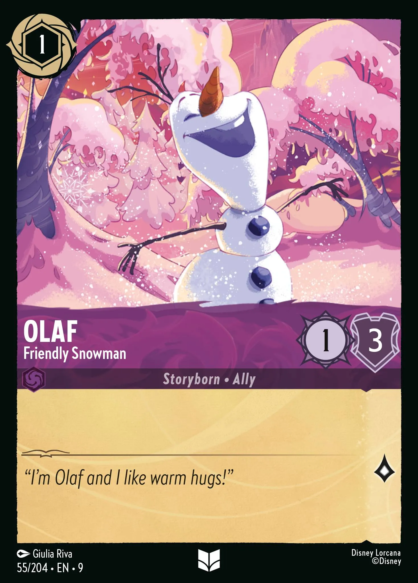 2025 Fabled Elsa - Trusted Sister #55 Uncommon card image