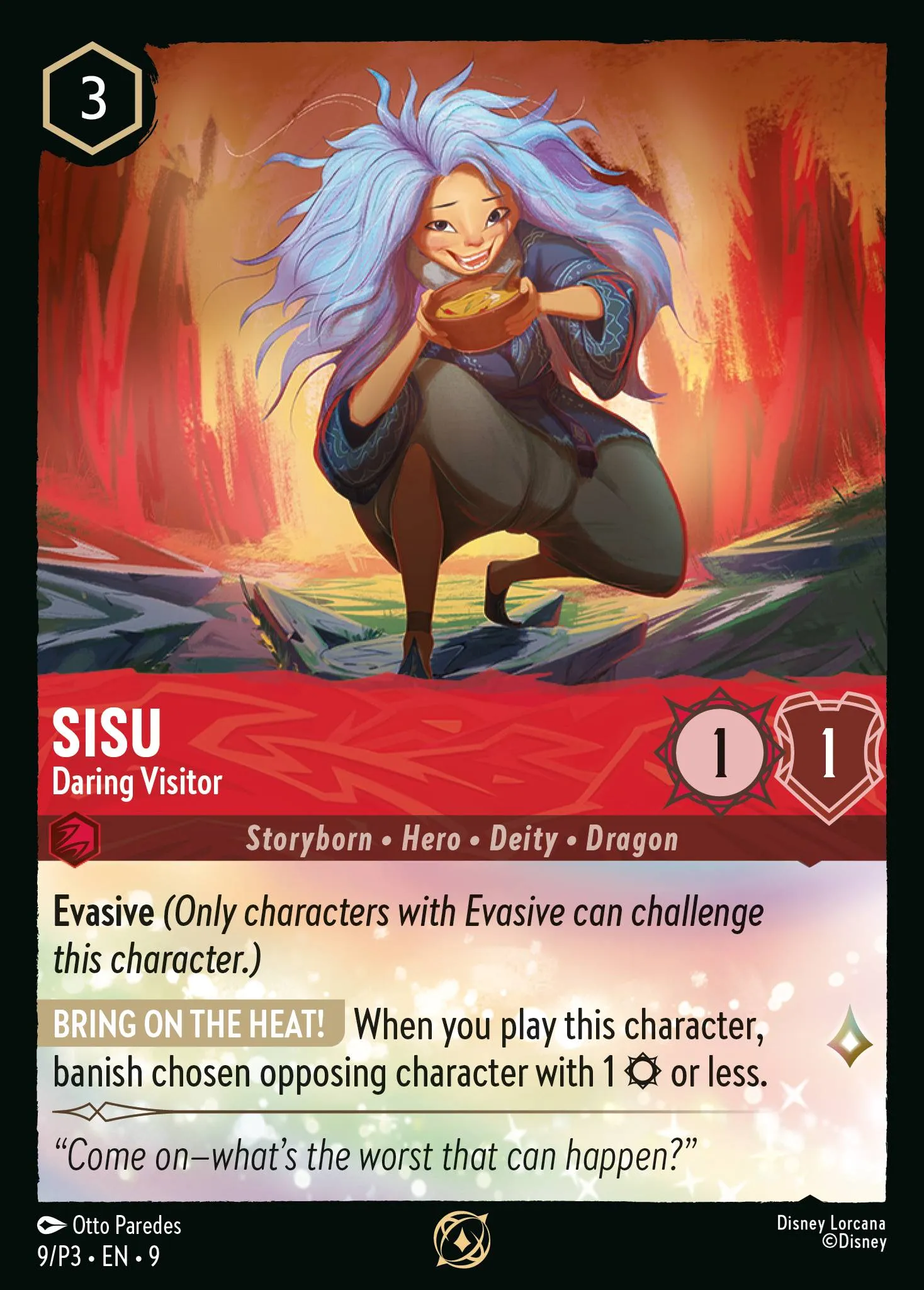 2025 Fabled Stitch - Alien Dancer Common #9 Common card image