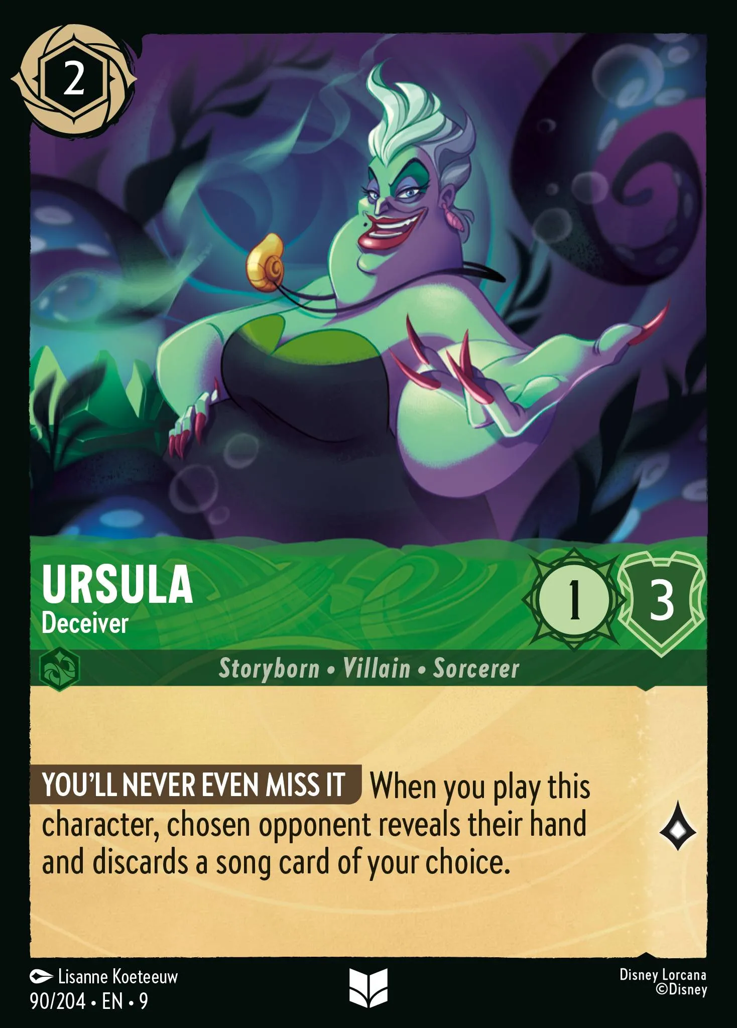 2025 Fabled Ursula - Deceiver Uncommon #90 Uncommon card image