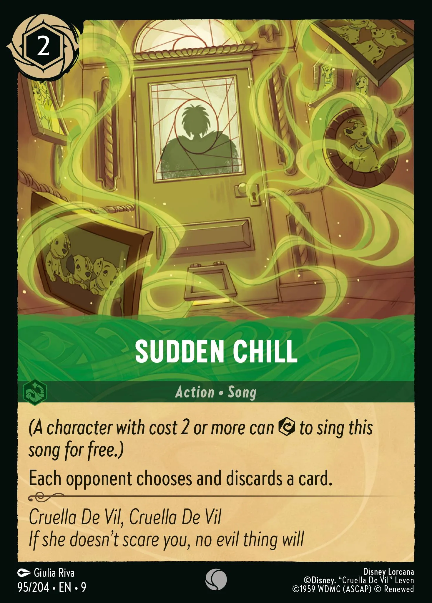 2025 Fabled Sudden Chill Common #95 Common card image