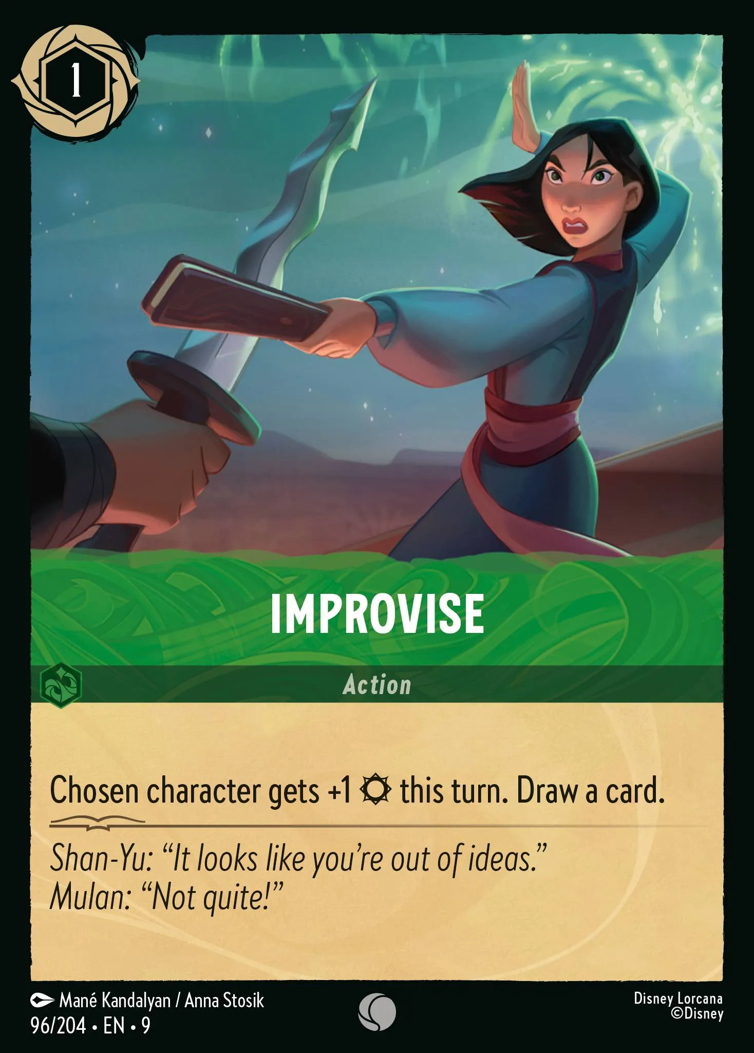 2025 Fabled Improvise Common #96 Common card image