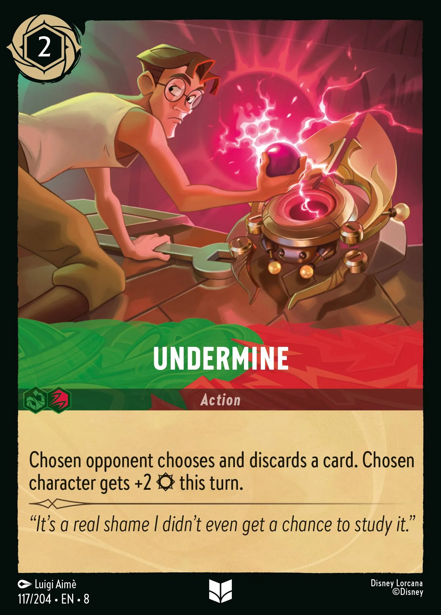 2025 Reign of Jafar He's A Tramp #117 Uncommon card image