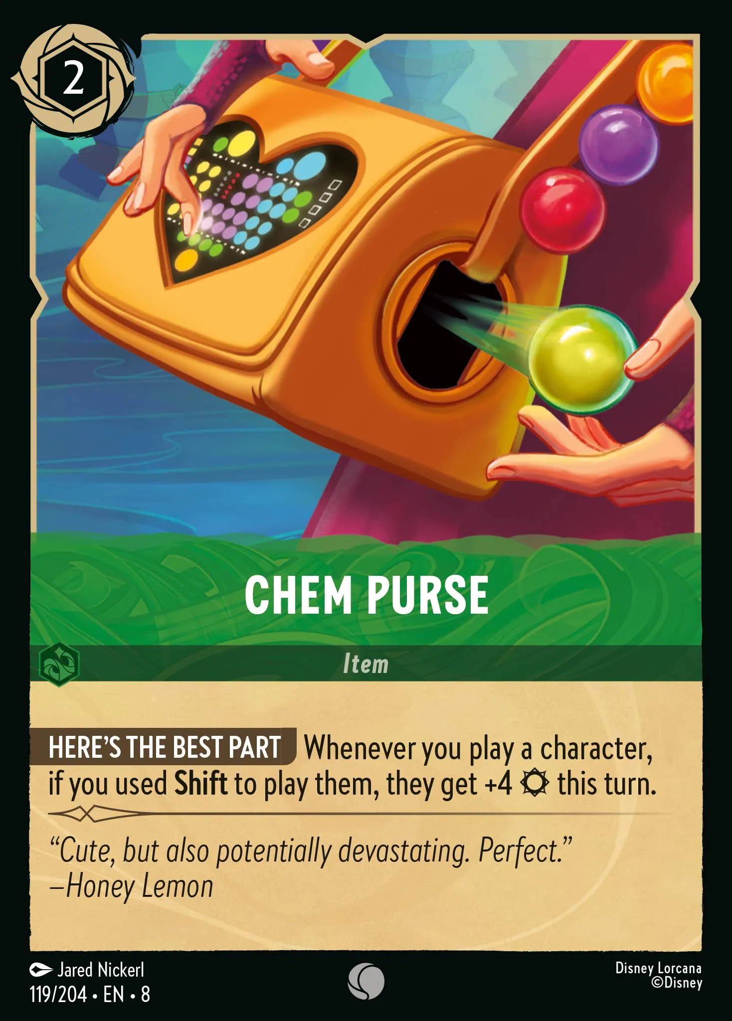 2025 Reign of Jafar Chem Purse #119 Common card image