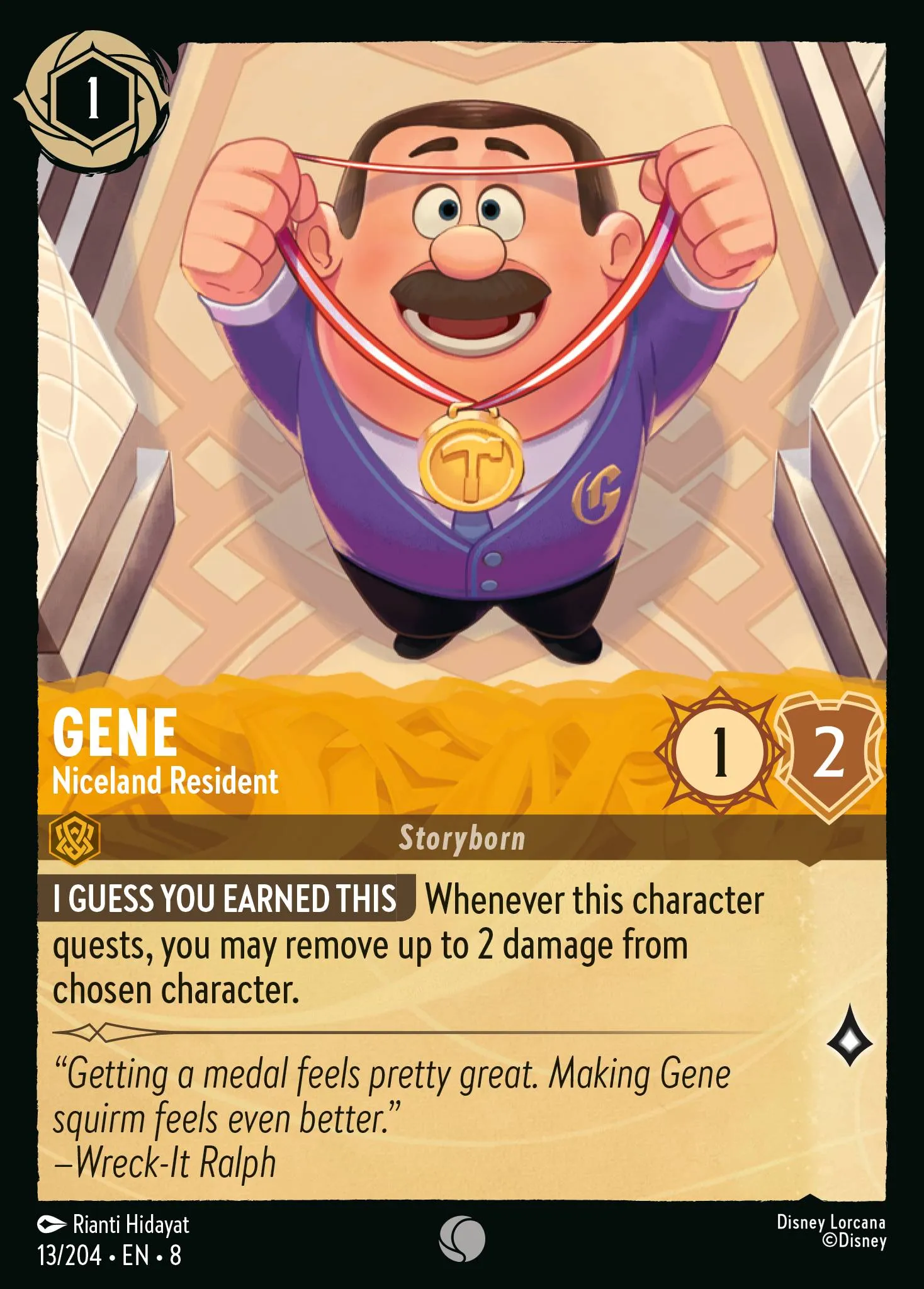2025 Reign of Jafar Gene - Niceland Resident #13 Common card image