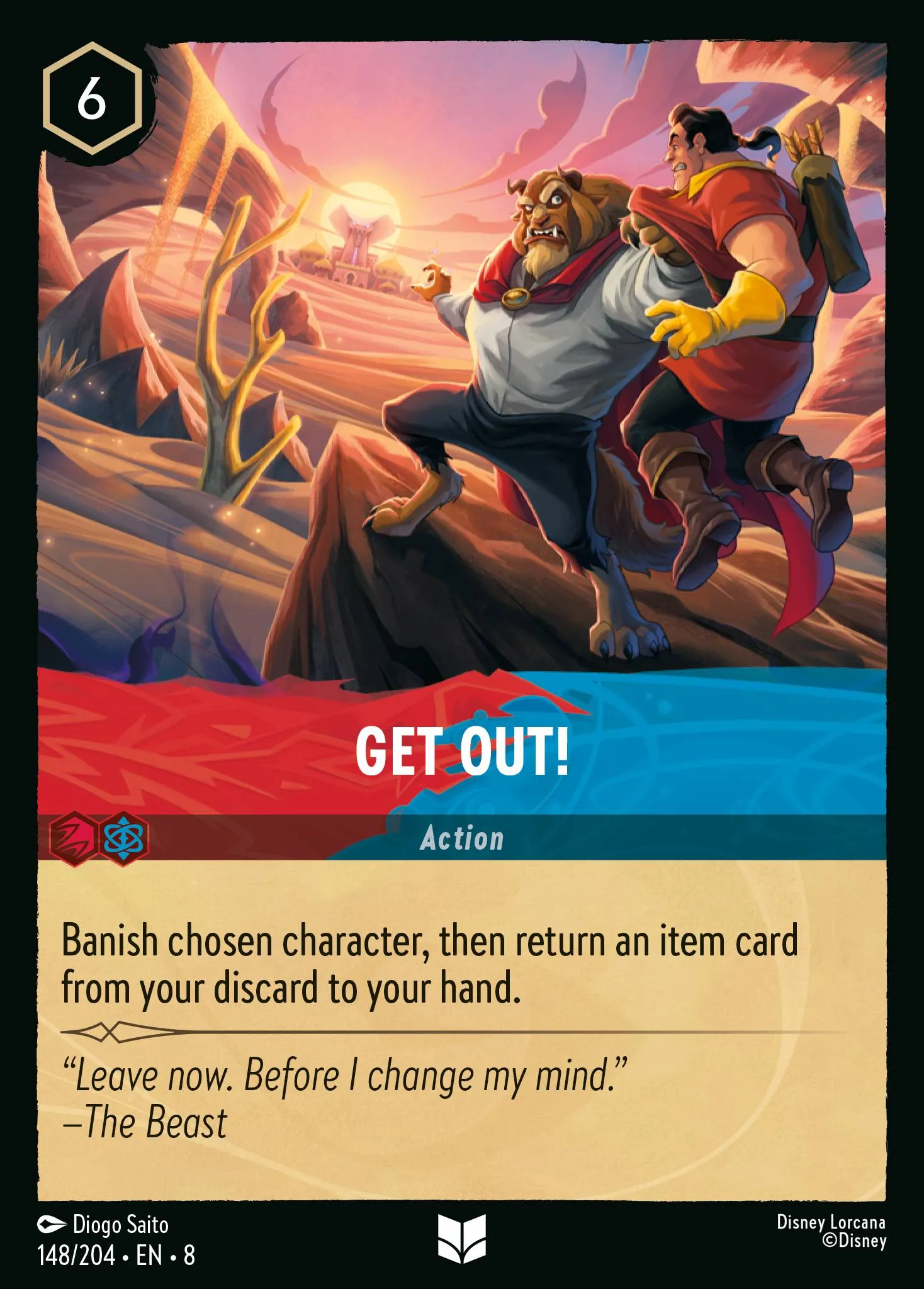 2025 Reign of Jafar Get Out! #148 Uncommon card image