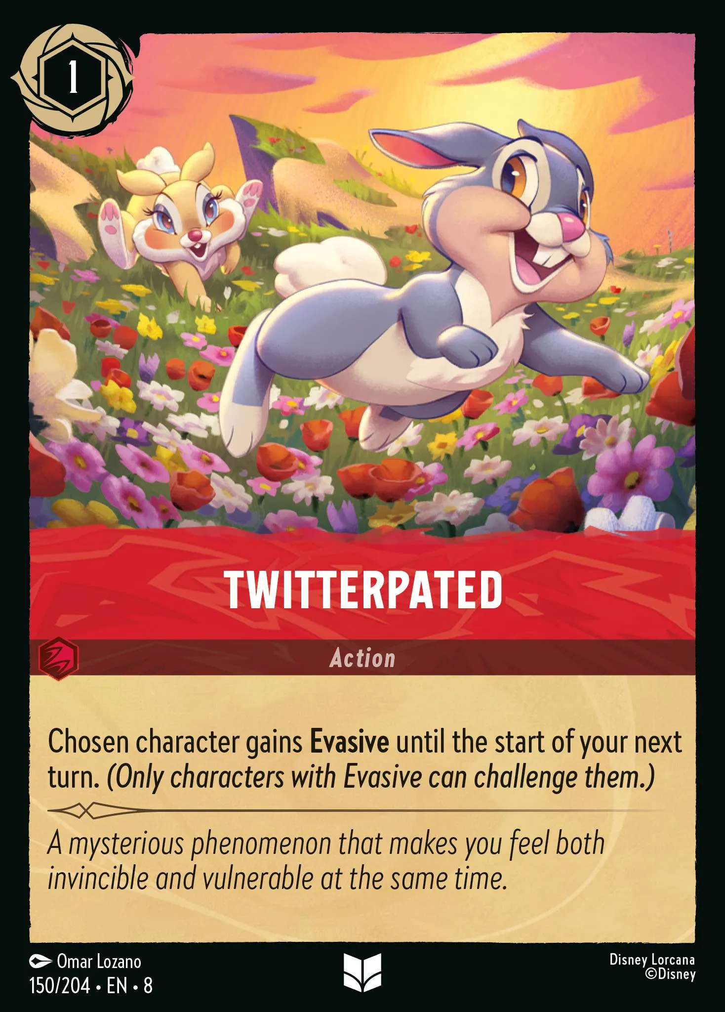 2025 Reign of Jafar Twitterpated #150 Uncommon card image
