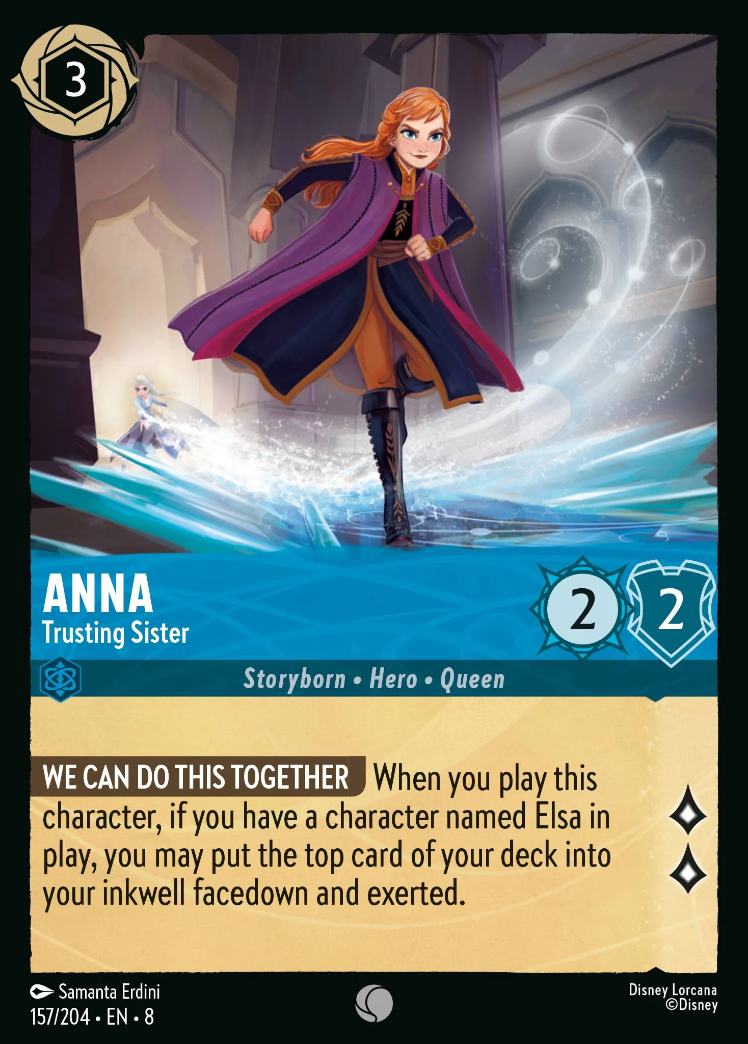2025 Reign of Jafar Anna - Trusting Sister #157 Common card image