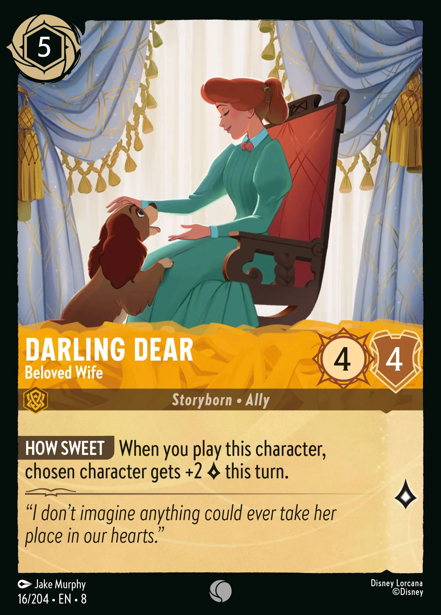 2025 Reign of Jafar Darling Dear - Beloved Wife #16 Common card image