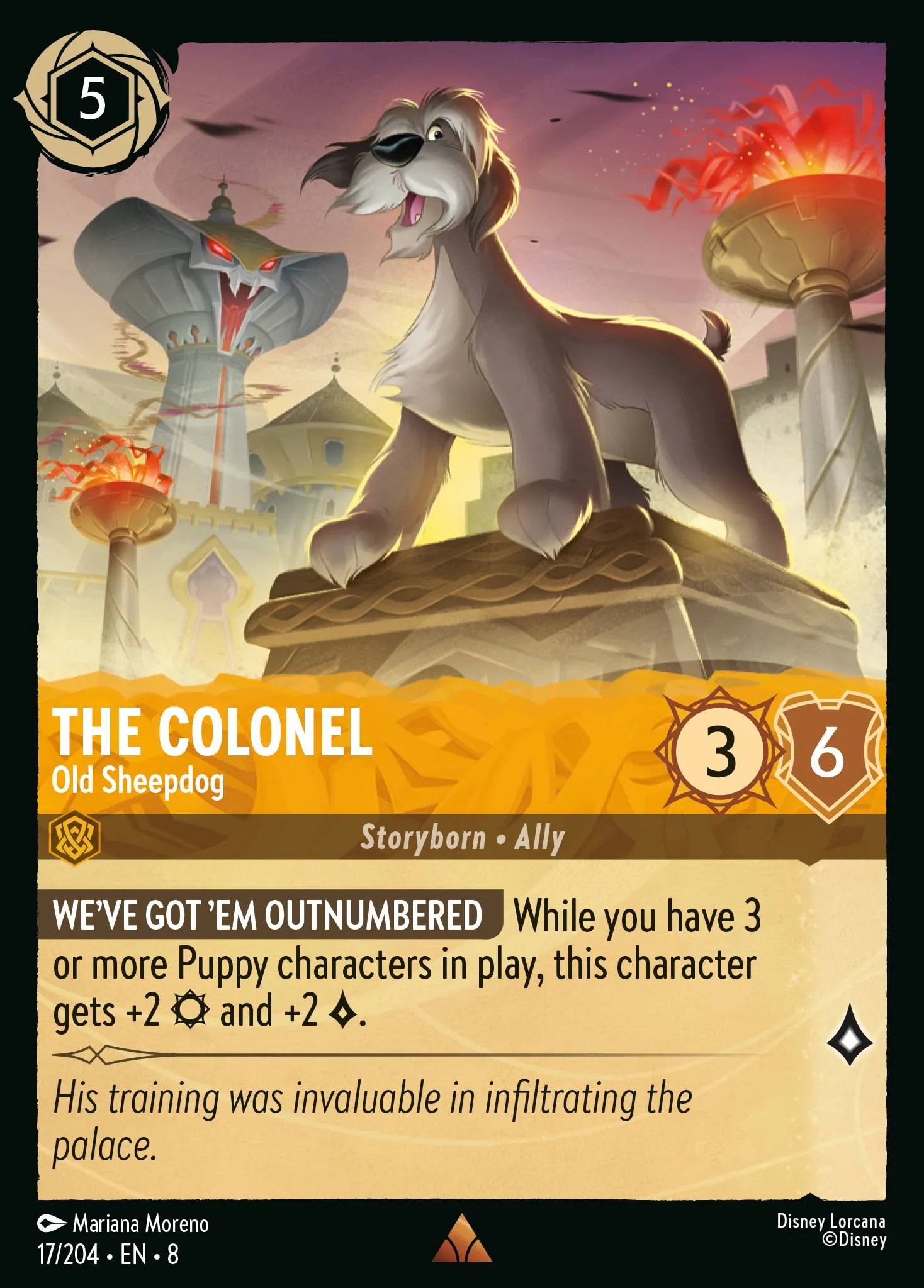 2025 Reign of Jafar Candlehead - Dedicated Racer #17 Rare card image