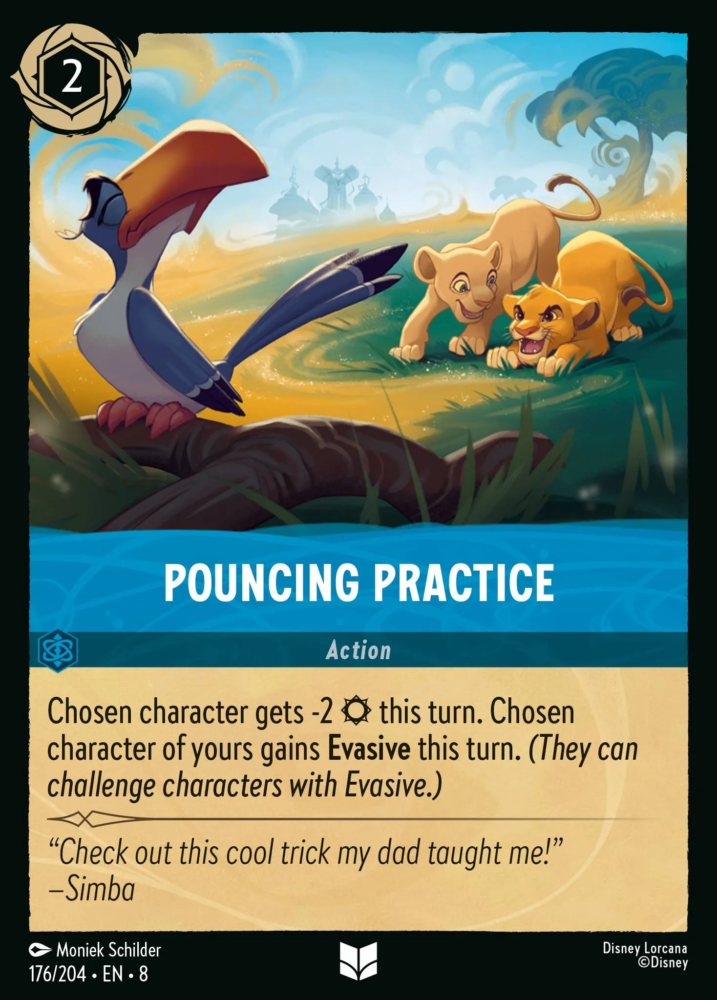 2025 Reign of Jafar Pouncing Practice #176 Uncommon card image