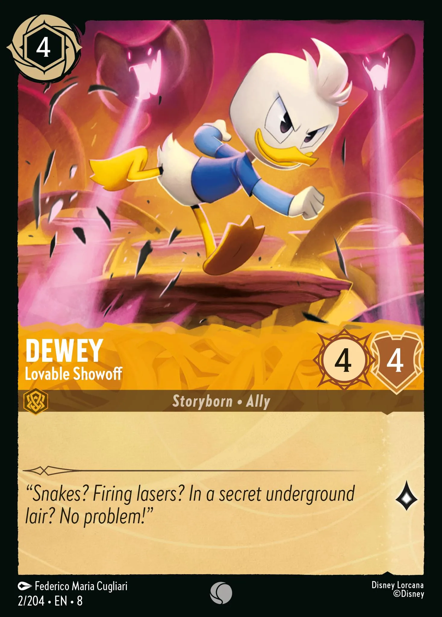 2025 Reign of Jafar Dewey - Lovable Showoff #2 Common card image