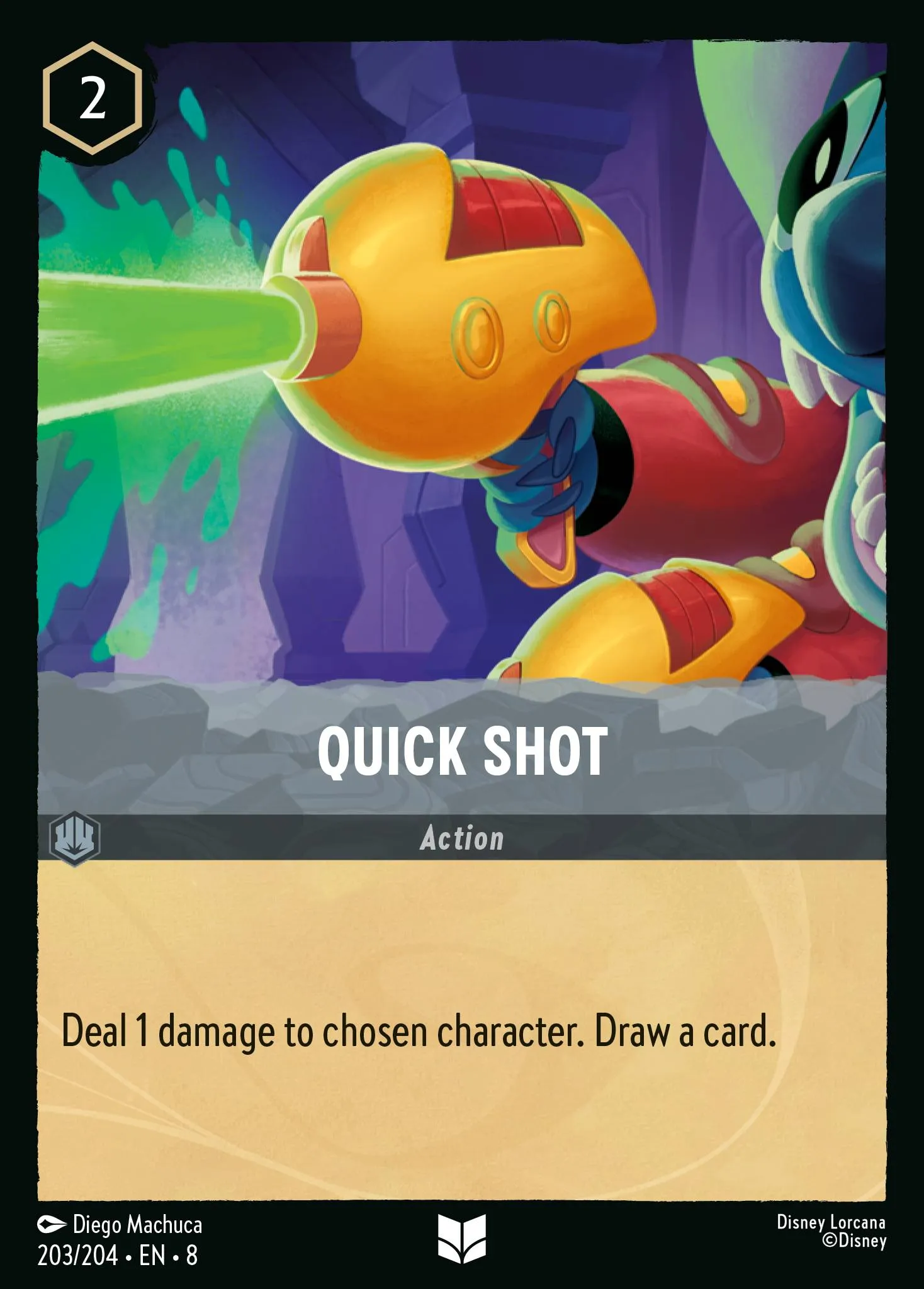 2025 Reign of Jafar Quick Shot #203 Uncommon card image