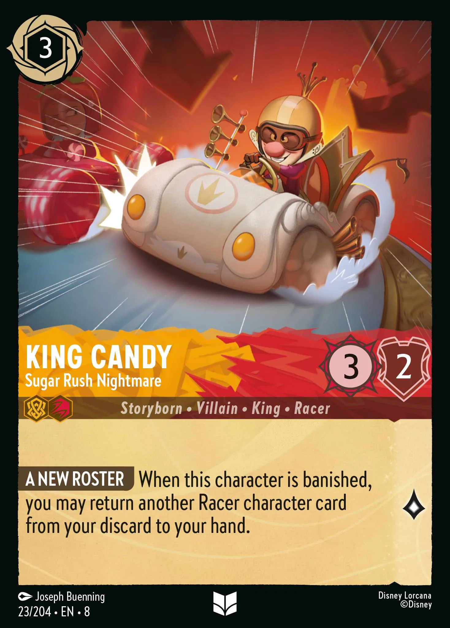 2025 Reign of Jafar King Candy - Sugar Rush Nightmare #23 Uncommon card image
