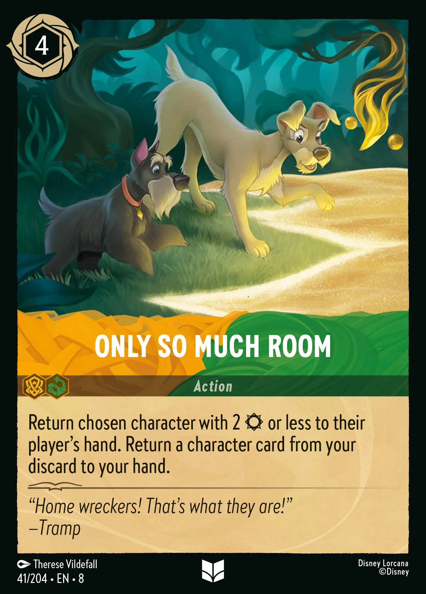 2025 Reign of Jafar Only So Much Room #41 Uncommon card image