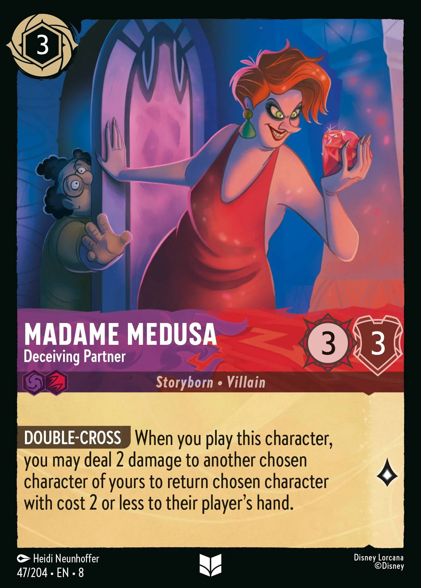 2025 Reign of Jafar Madame Medusa - Deceiving Partner #47 Uncommon card image