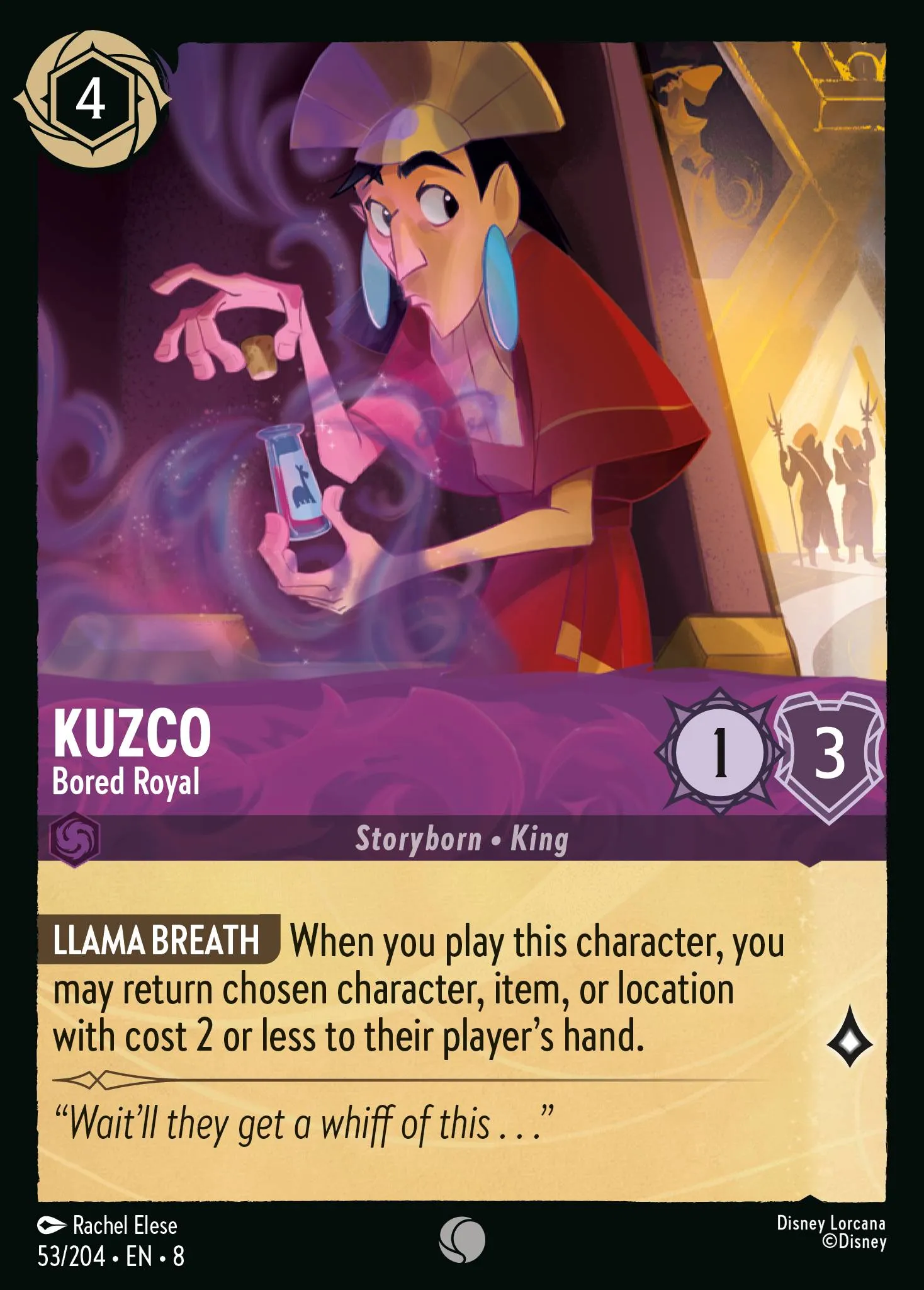 2025 Reign of Jafar Kuzco - Bored Royal #53 Common card image