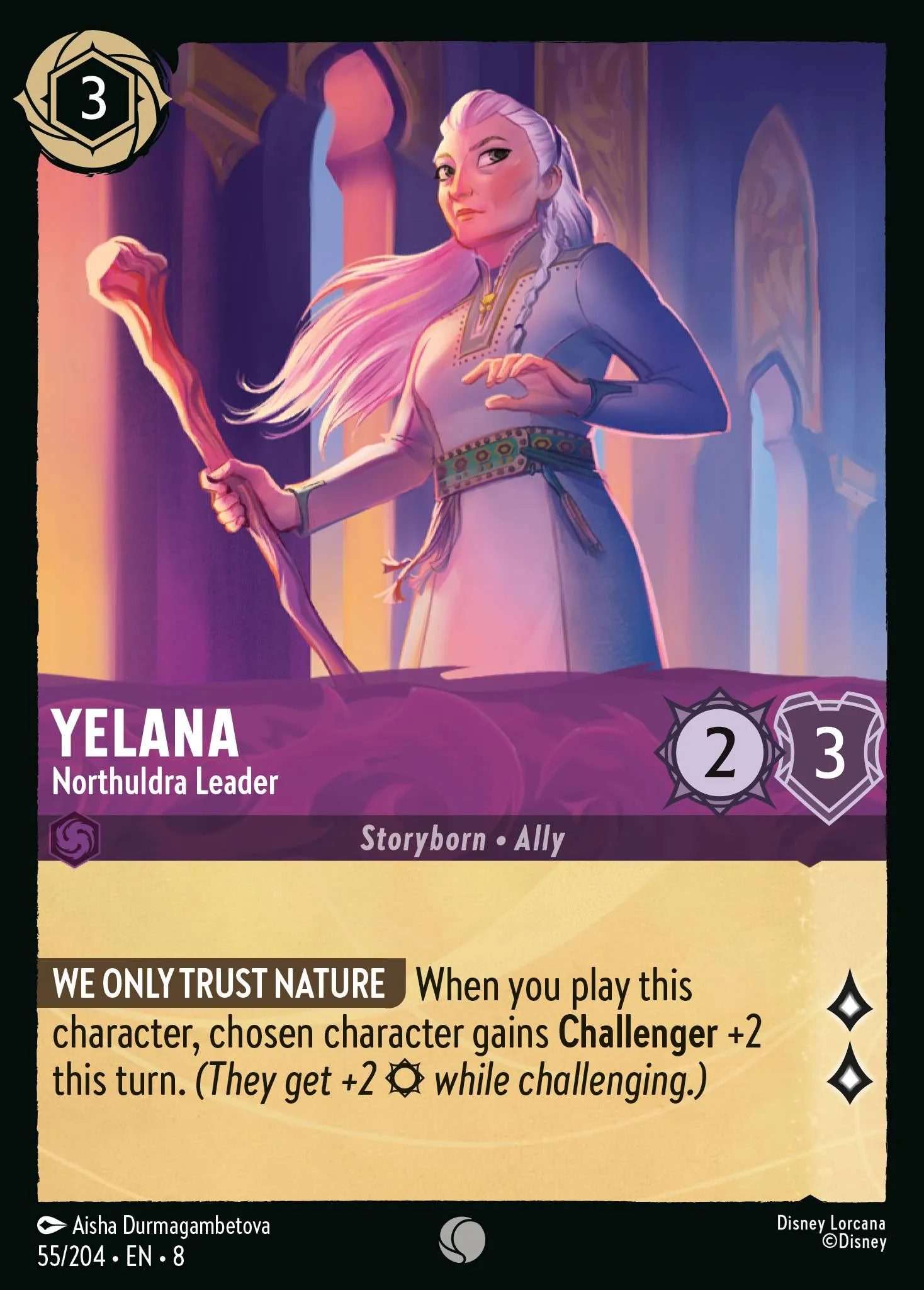 2025 Reign of Jafar Elsa - Trusted Sister #55 Common card image