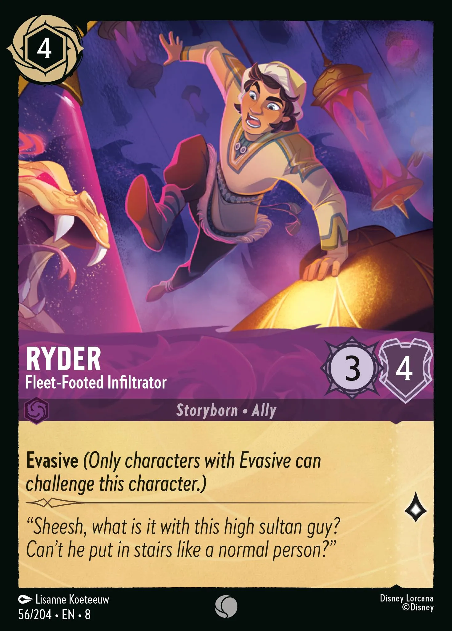 2025 Reign of Jafar Madam Mim - Cheating Spellcaster #56 Common card image