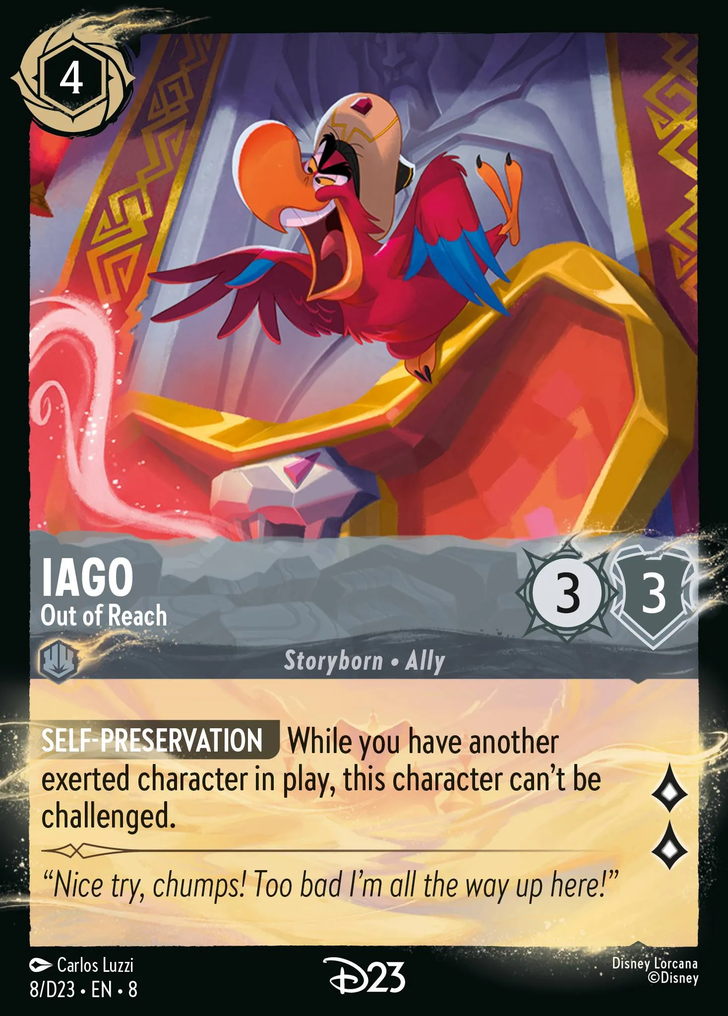 2025 Reign of Jafar Charlotte La Bouff - Mardi Gras Princess #8 Common card image