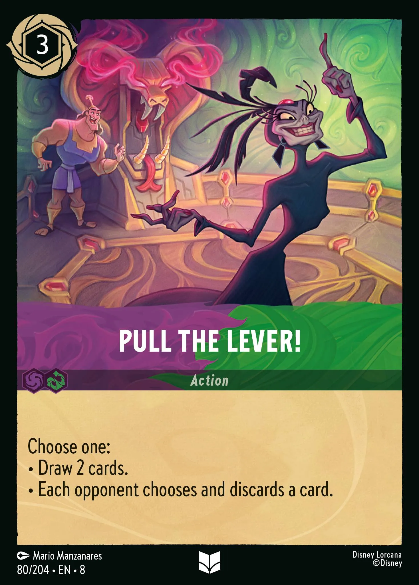 2025 Reign of Jafar Pull the Lever! #80 Uncommon card image