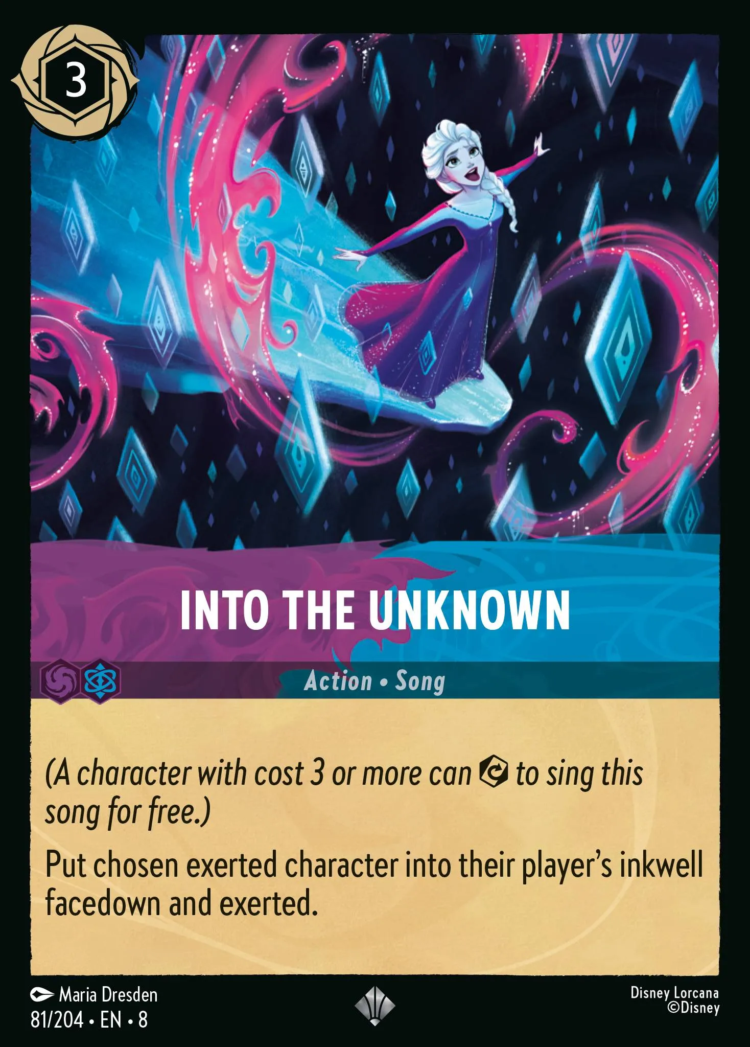 2025 Reign of Jafar Into the Unknown #81 Super Rare card image