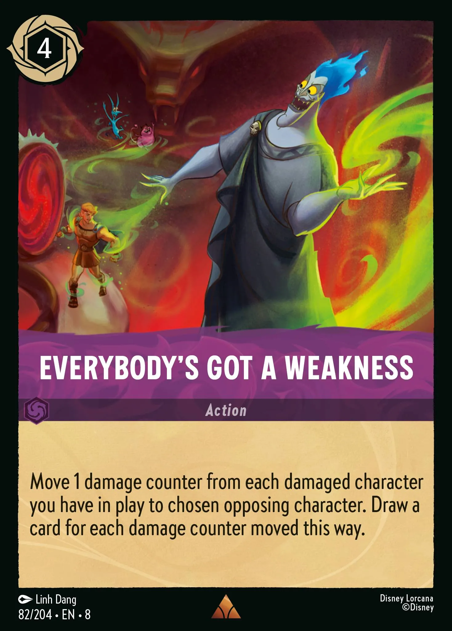 2025 Reign of Jafar Everybody's Got a Weakness #82 Rare card image