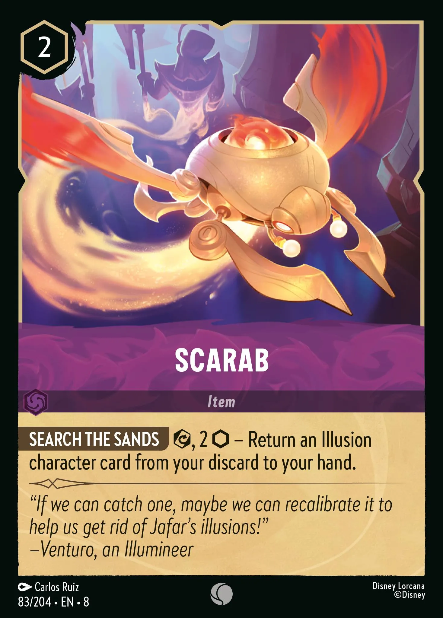 2025 Reign of Jafar Restoring the Crown #83 Common card image