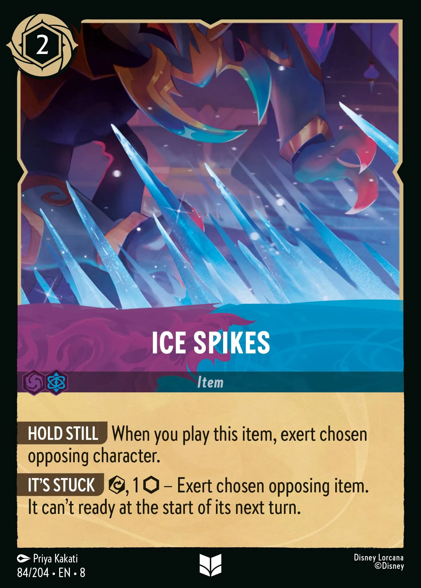 2025 Reign of Jafar Amethyst Coil #84 Uncommon card image