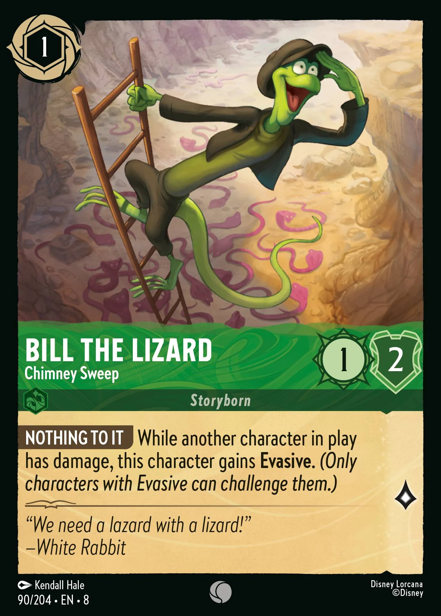 2025 Reign of Jafar Bill the Lizard - Chimney Sweep #90 Common card image