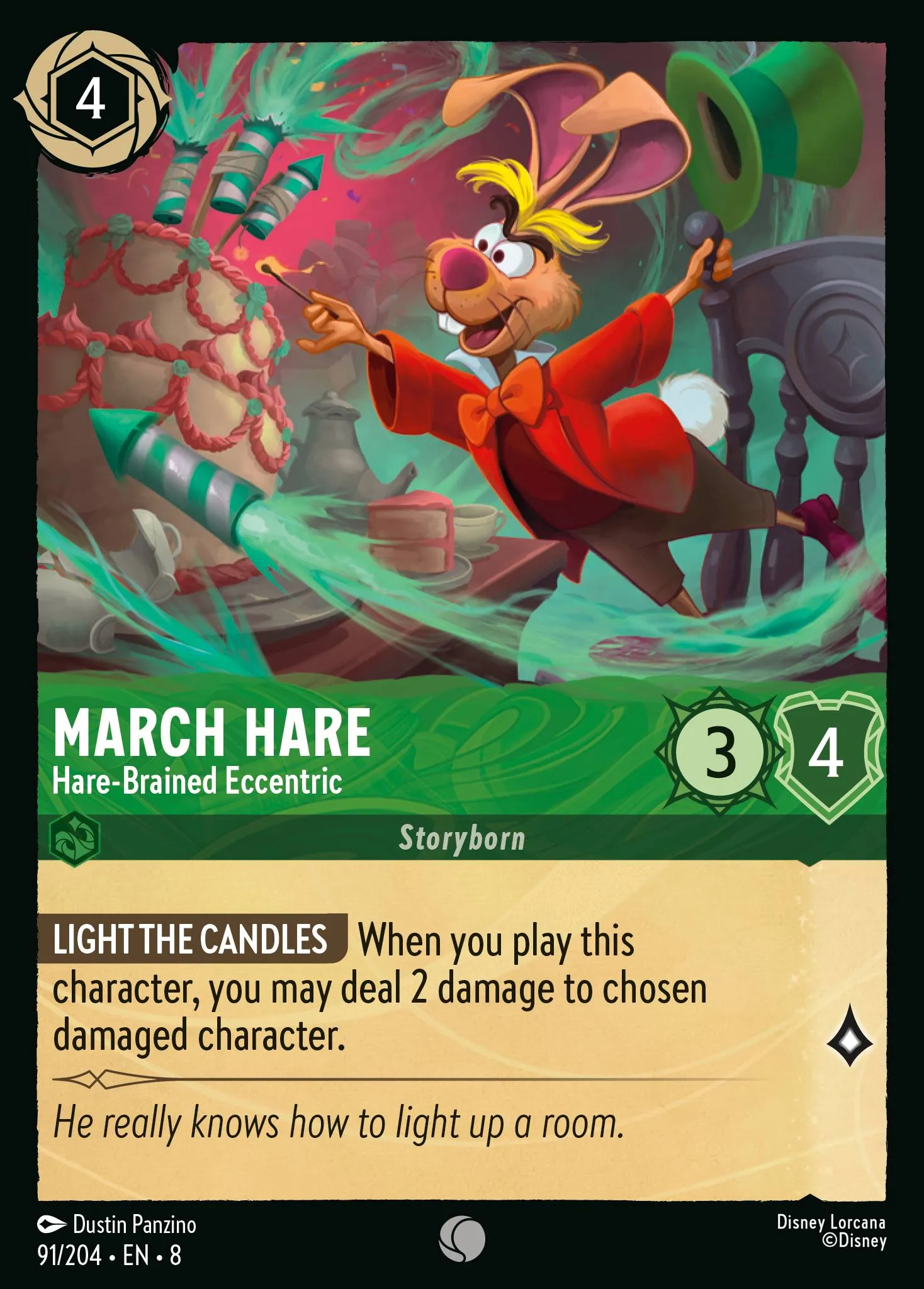 2025 Reign of Jafar Cheshire Cat - Perplexing Feline #91 Common card image