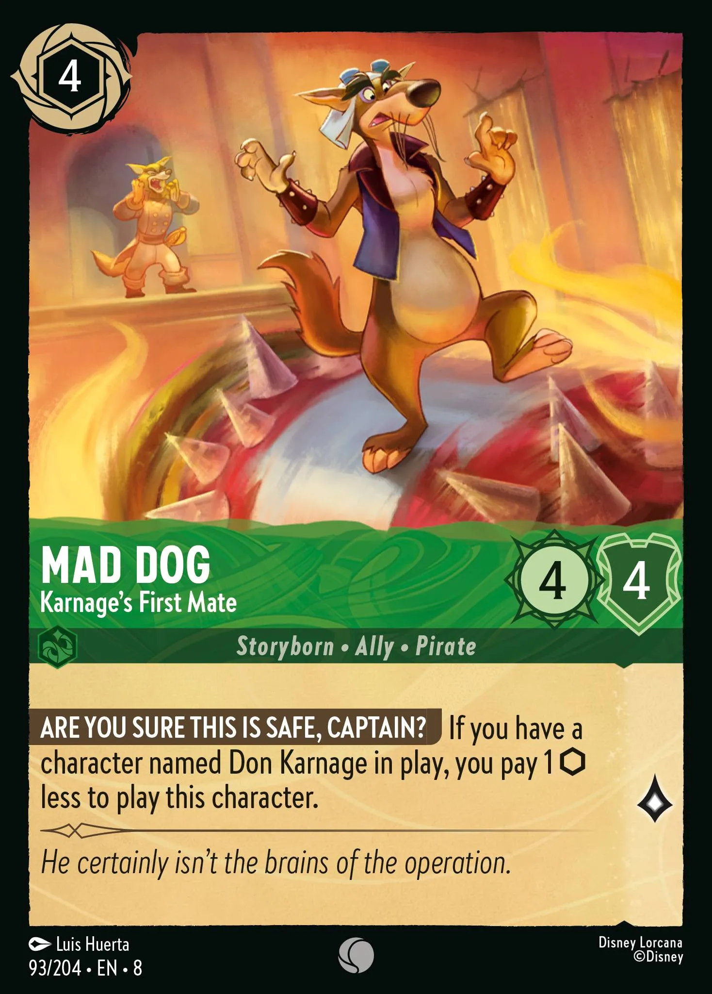 2025 Reign of Jafar Basil - Secret Informer #93 Common card image