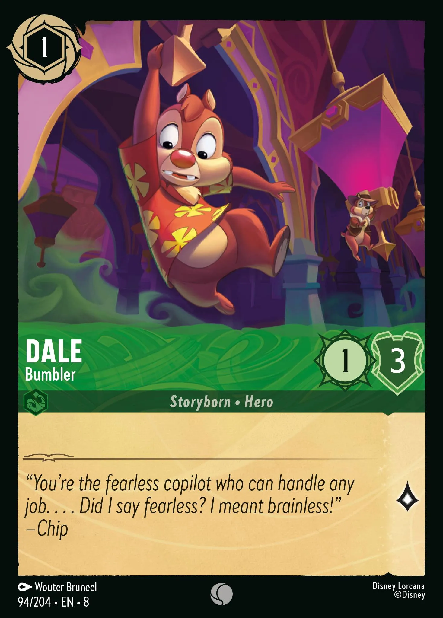 2025 Reign of Jafar Dale - Bumbler #94 Common card image
