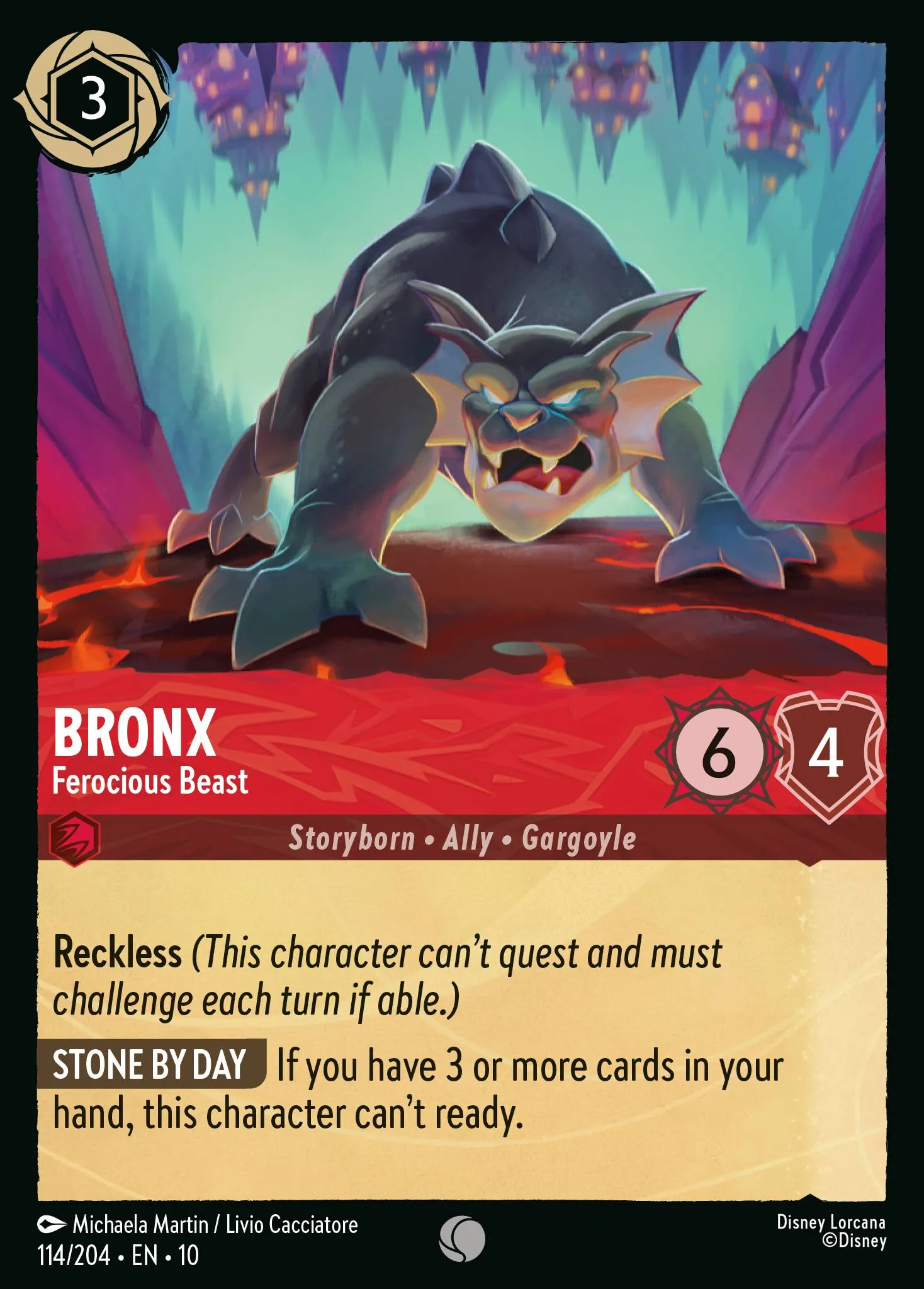 2025 Whispers in the Well Bronx - Ferocious Beast #114 Common card image