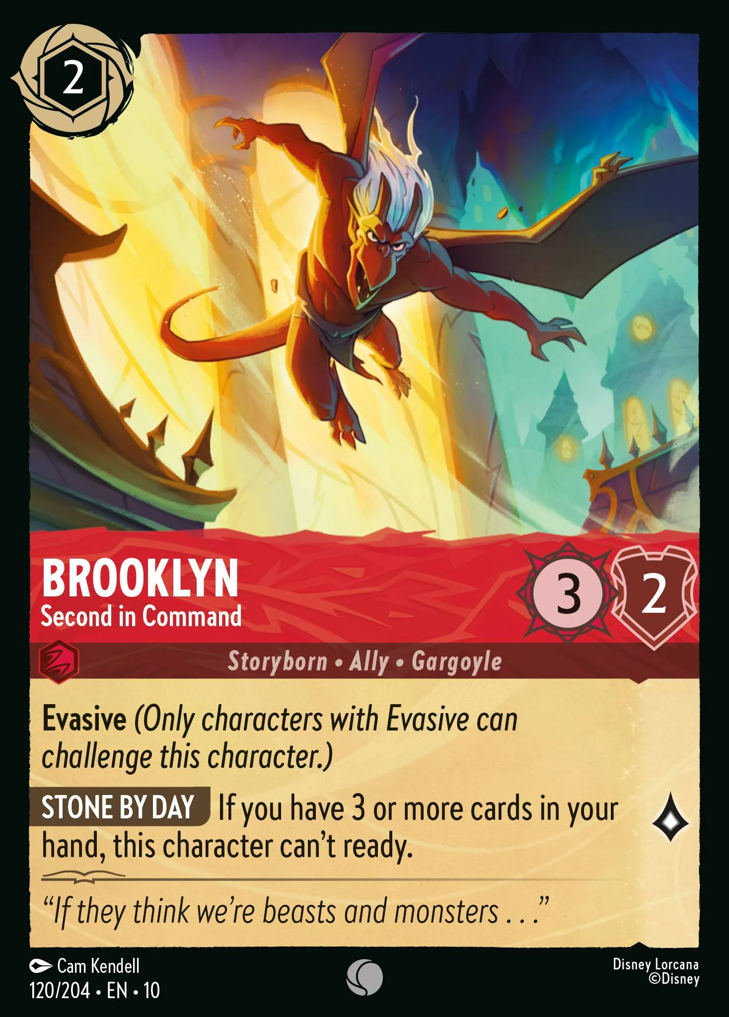 2025 Whispers in the Well Brooklyn - Second in Command Common #120 Common card image