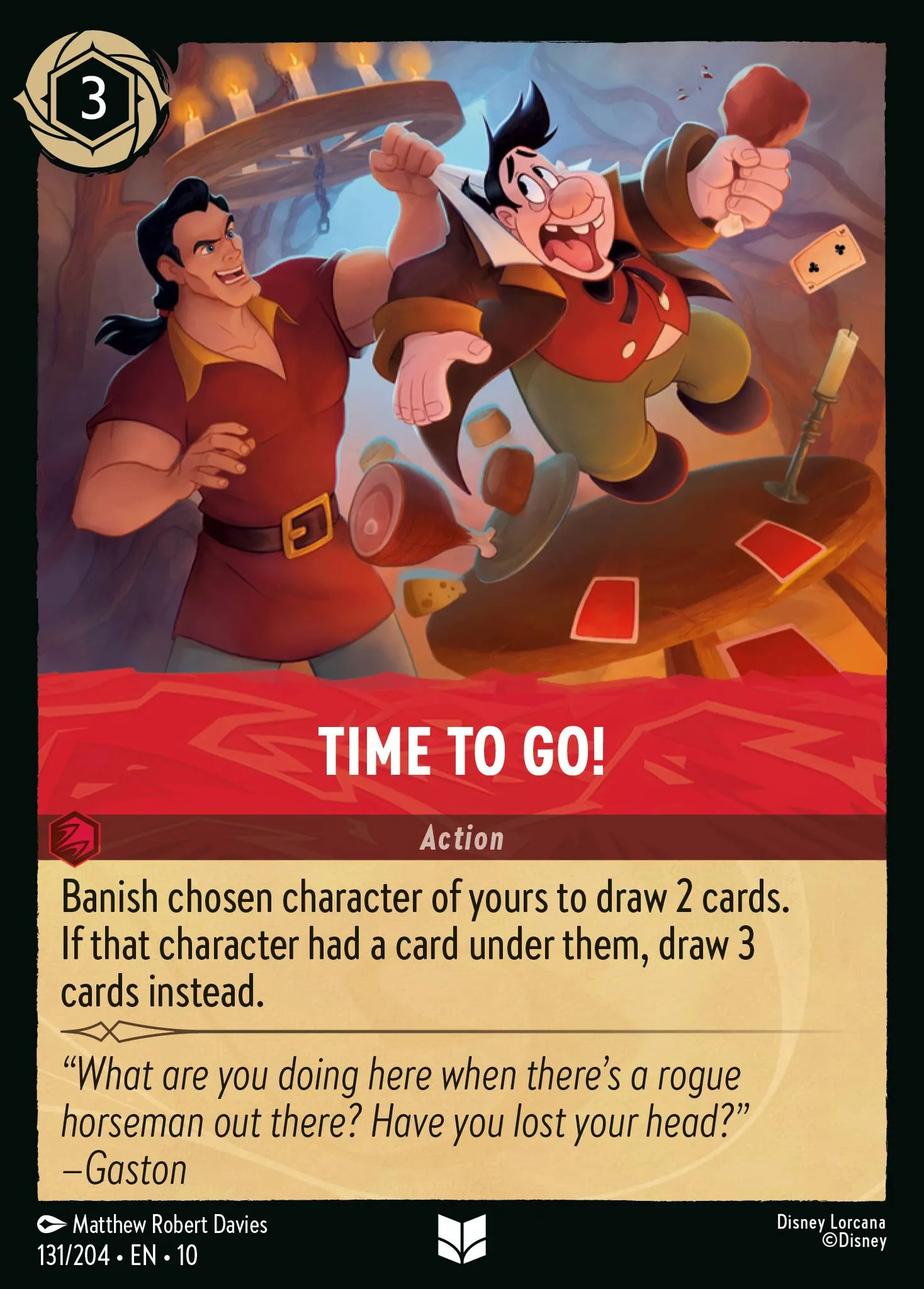 2025 Whispers in the Well Time to Go! #131 Uncommon card image