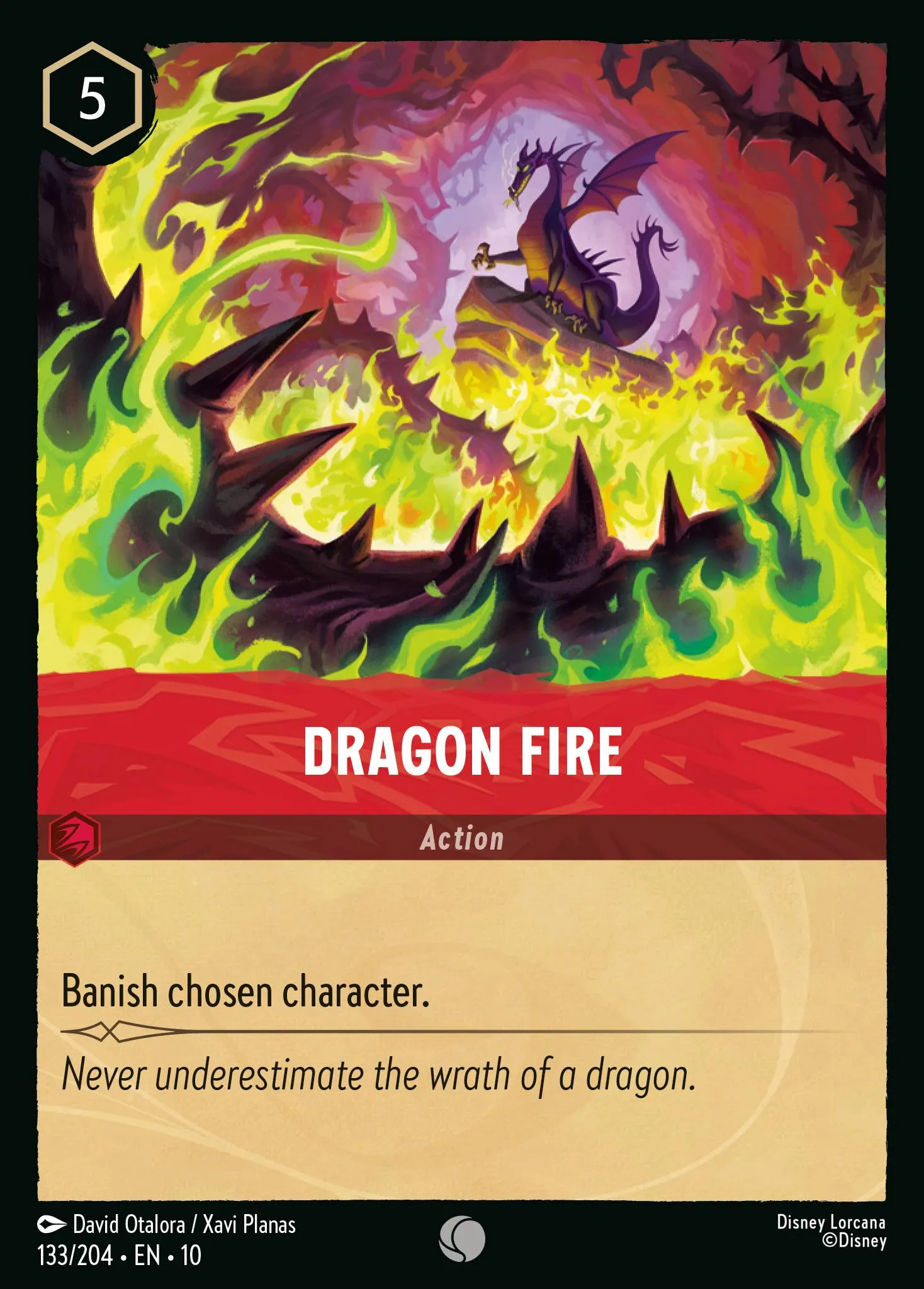 2025 Whispers in the Well Dragon Fire #133 Common card image