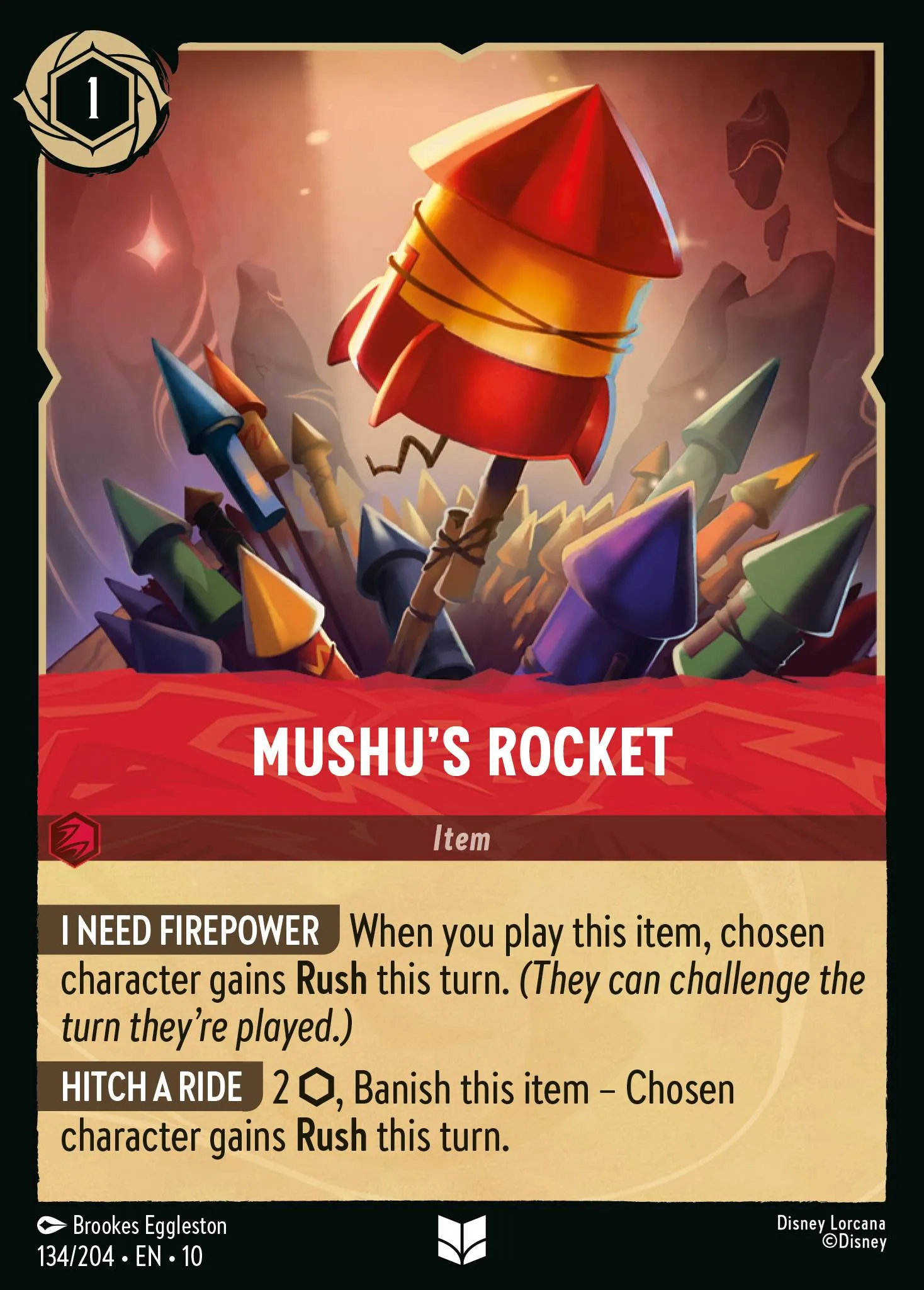 2025 Whispers in the Well Moana - Island Explorer #134 Uncommon card image