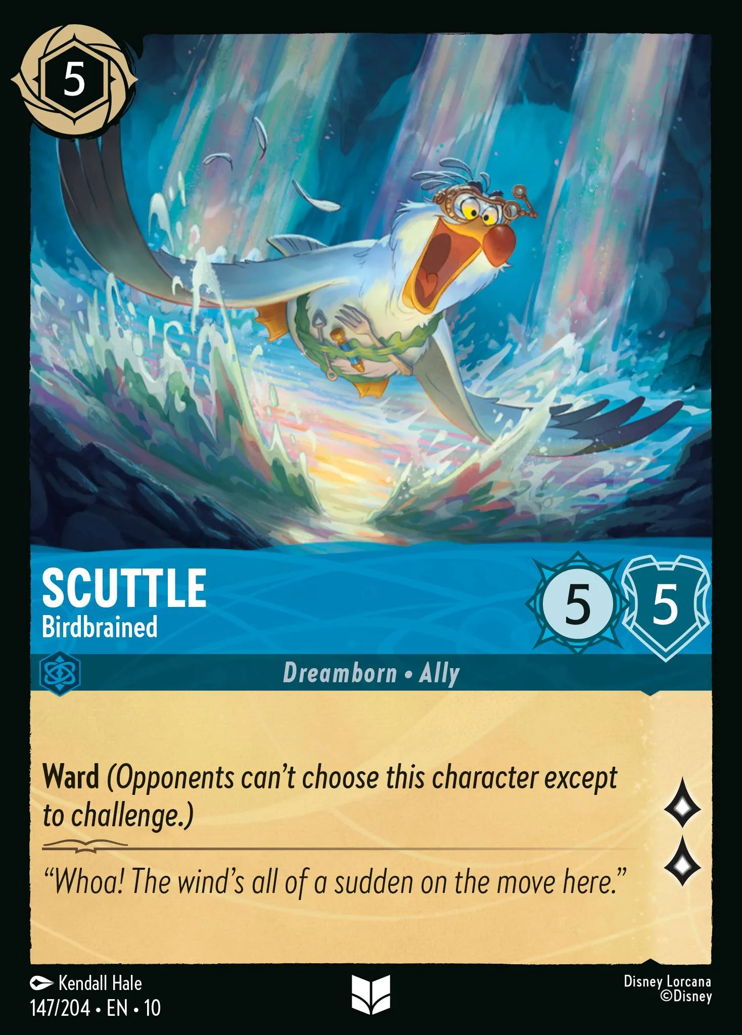 2025 Whispers in the Well Scuttle - Birdbrained #147 Uncommon card image
