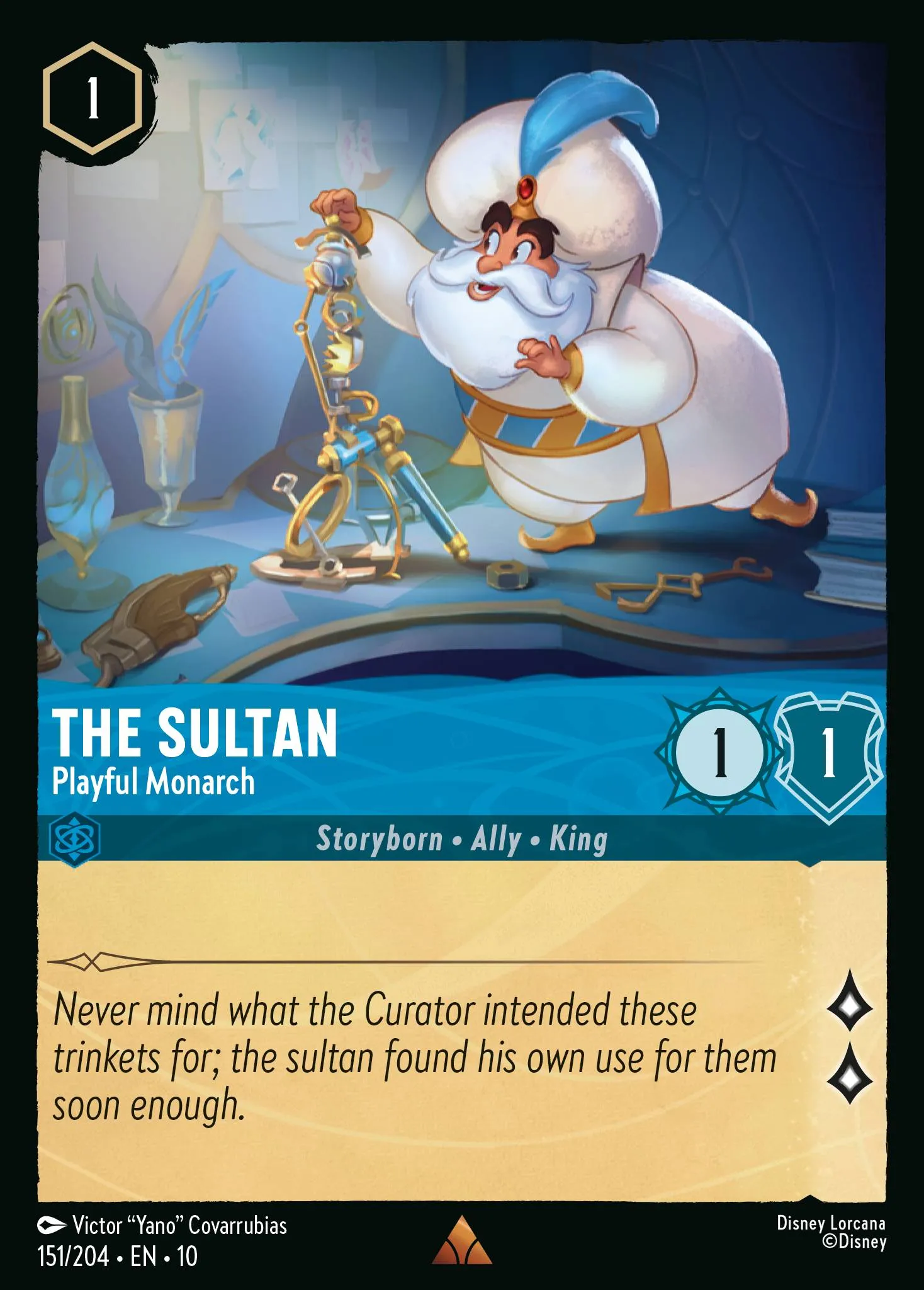 2025 Whispers in the Well The Sultan - Playful Monarch #151 Rare card image
