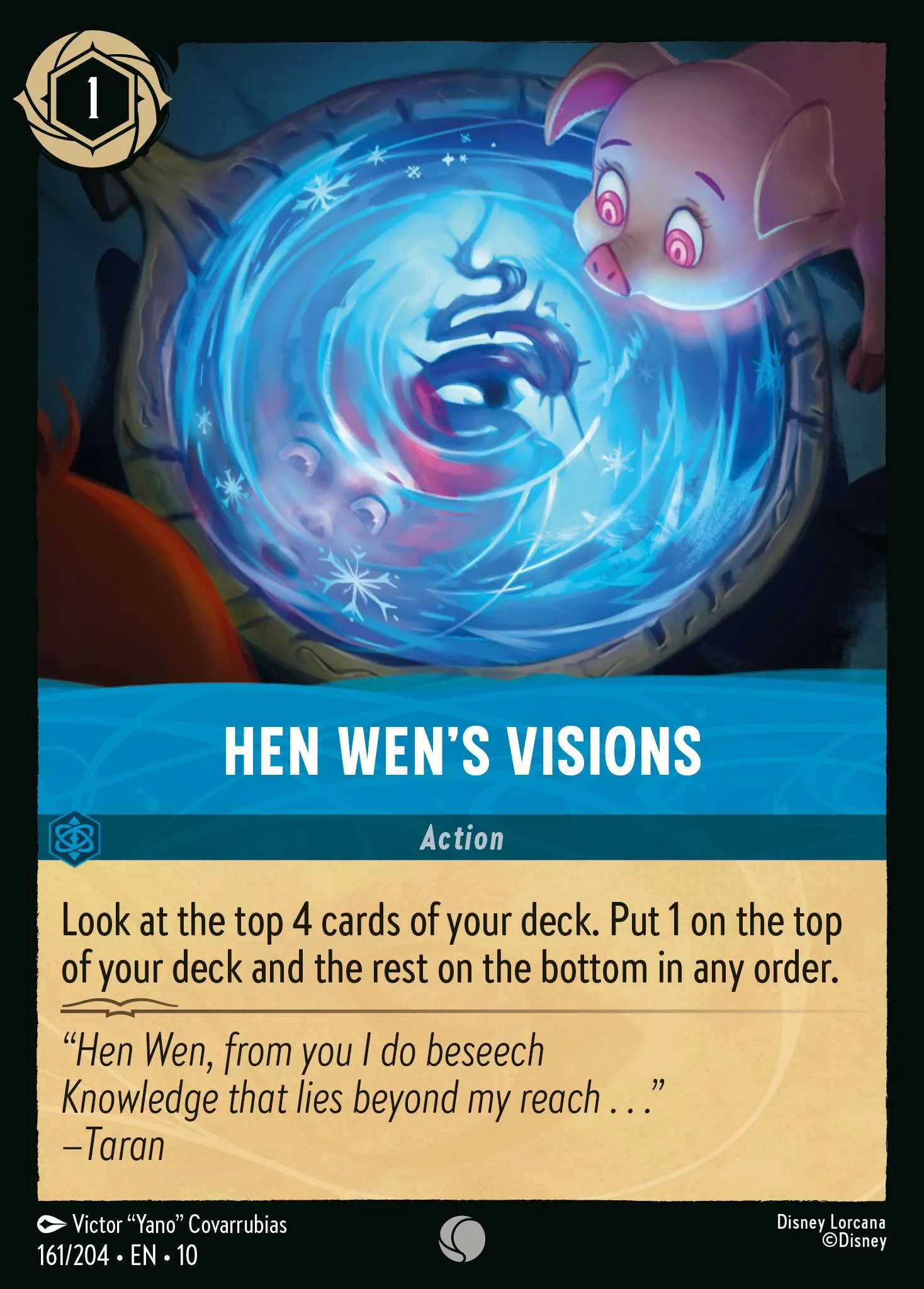 2025 Whispers in the Well Hen Wen's Visions #161 Common card image