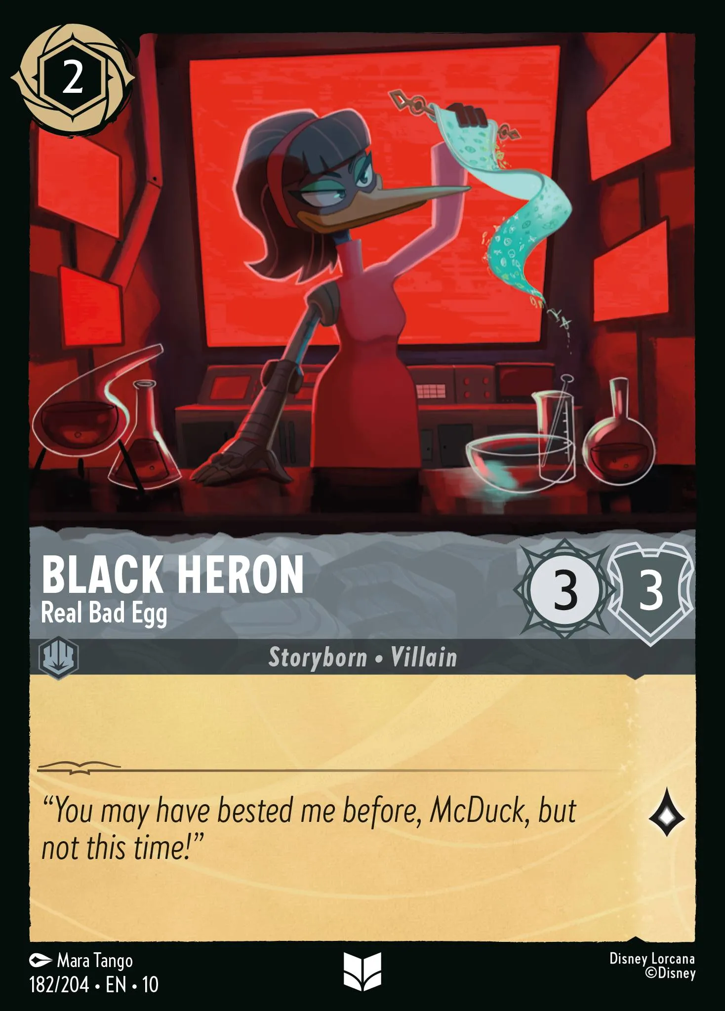 2025 Whispers in the Well Black Heron - Real Bad Egg #182 Uncommon card image