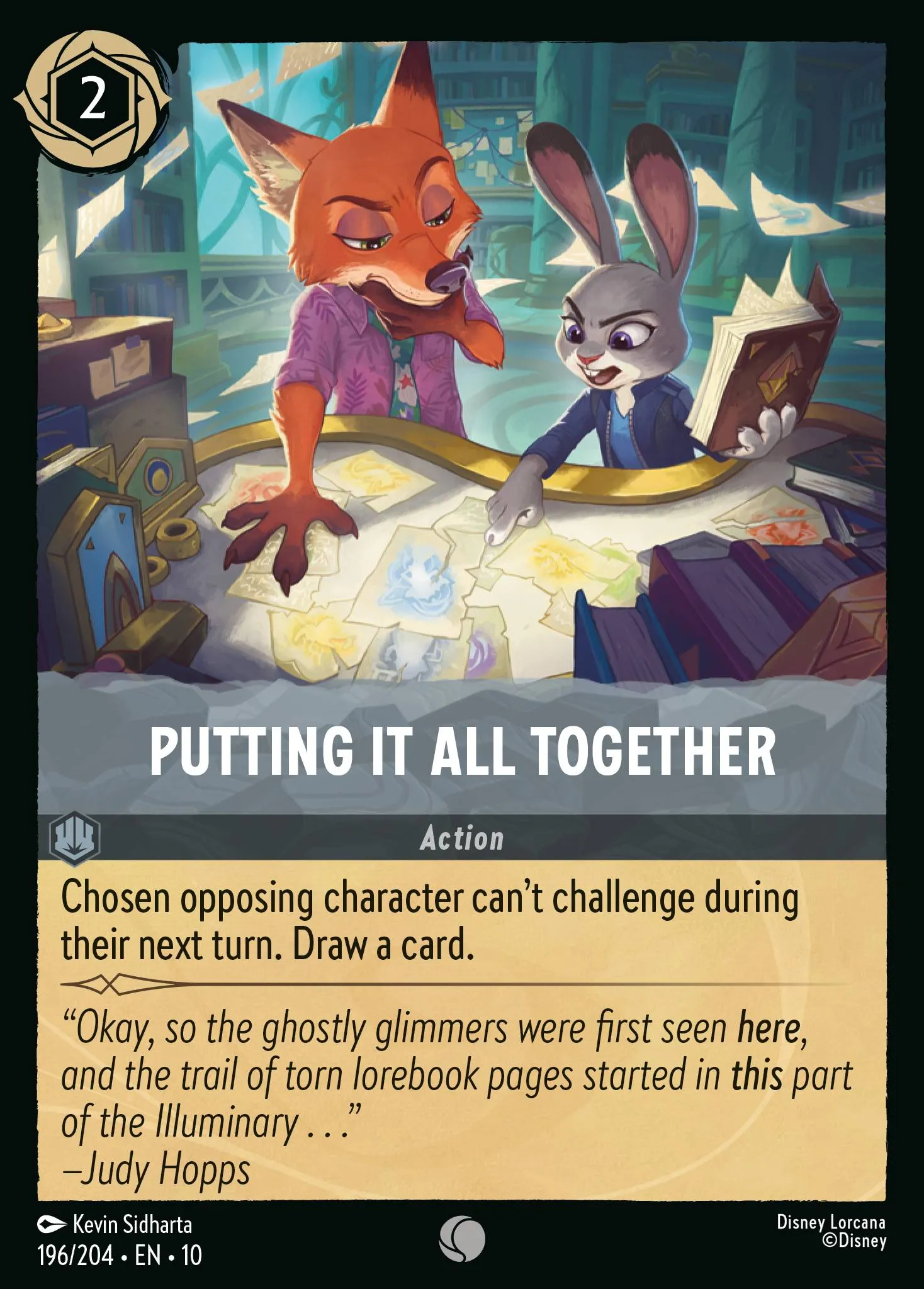 2025 Whispers in the Well Putting It All Together #196 Common card image