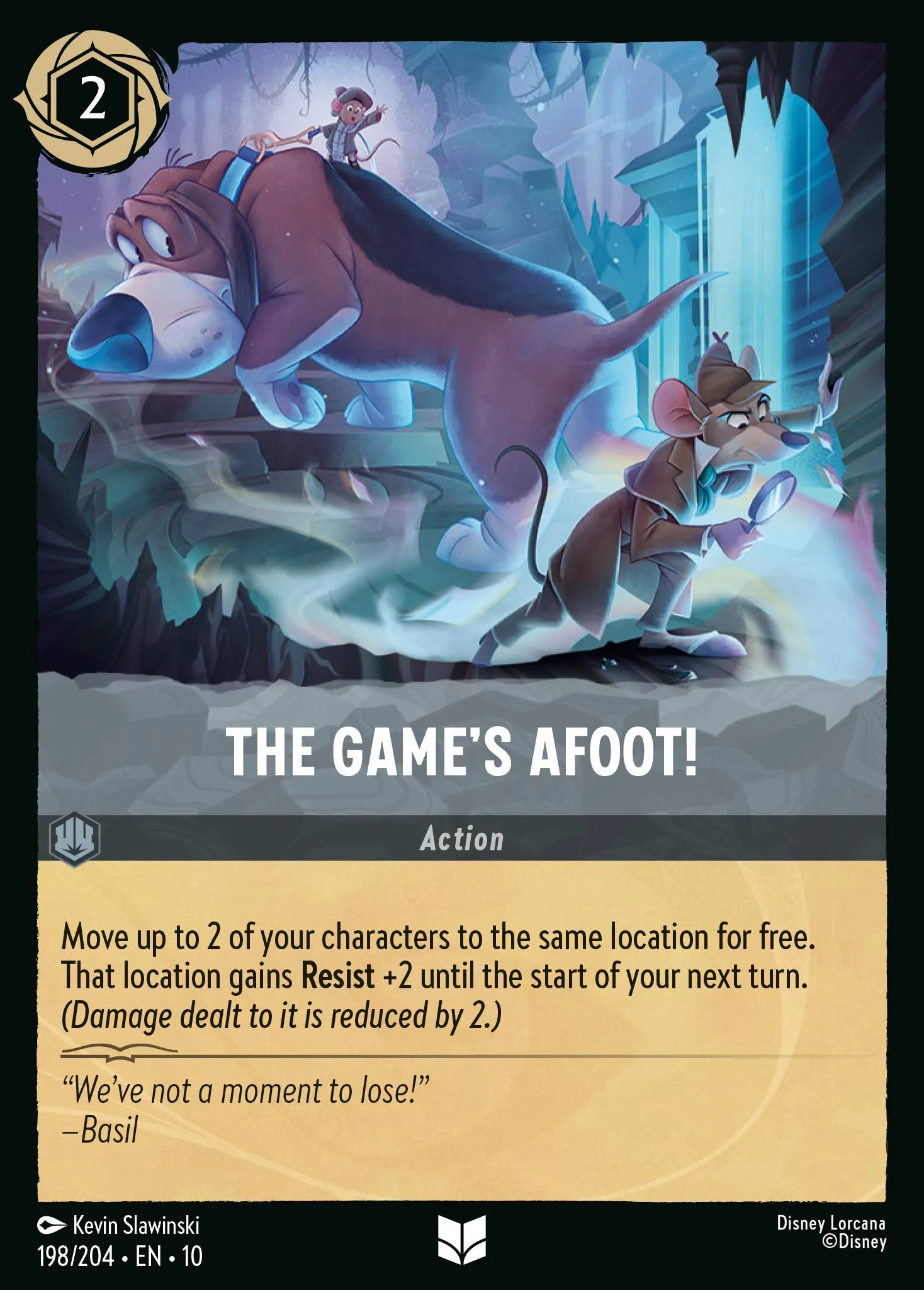 2025 Whispers in the Well The Game's Afoot! #198 Uncommon card image