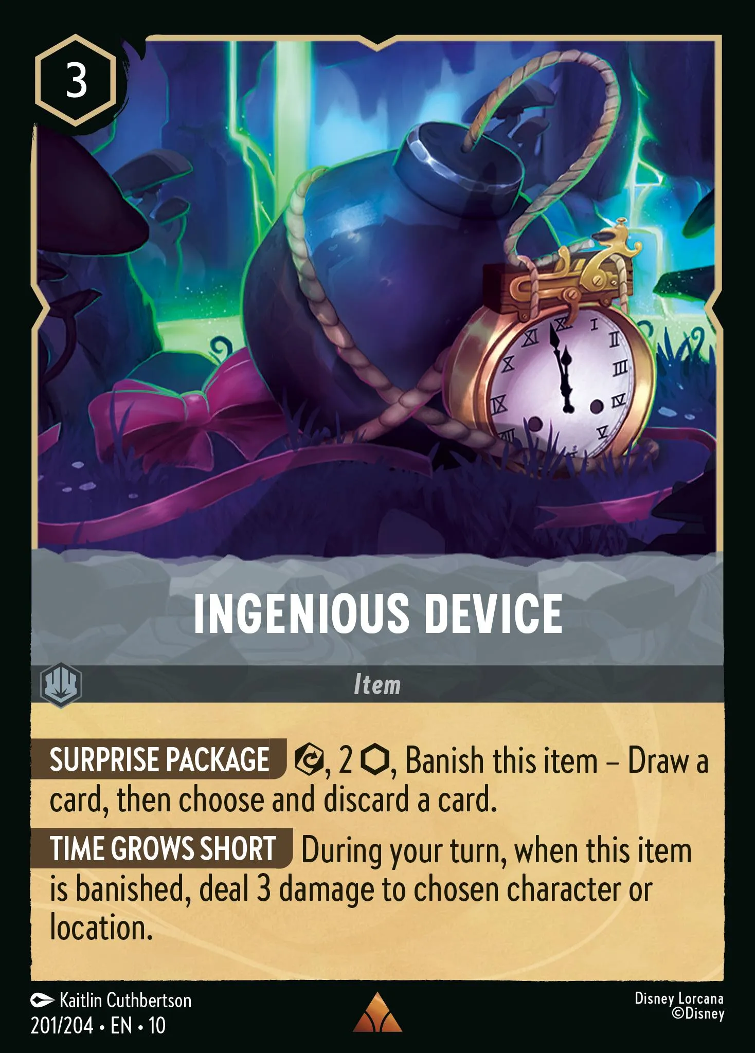 2025 Whispers in the Well Ingenious Device #201 Rare card image