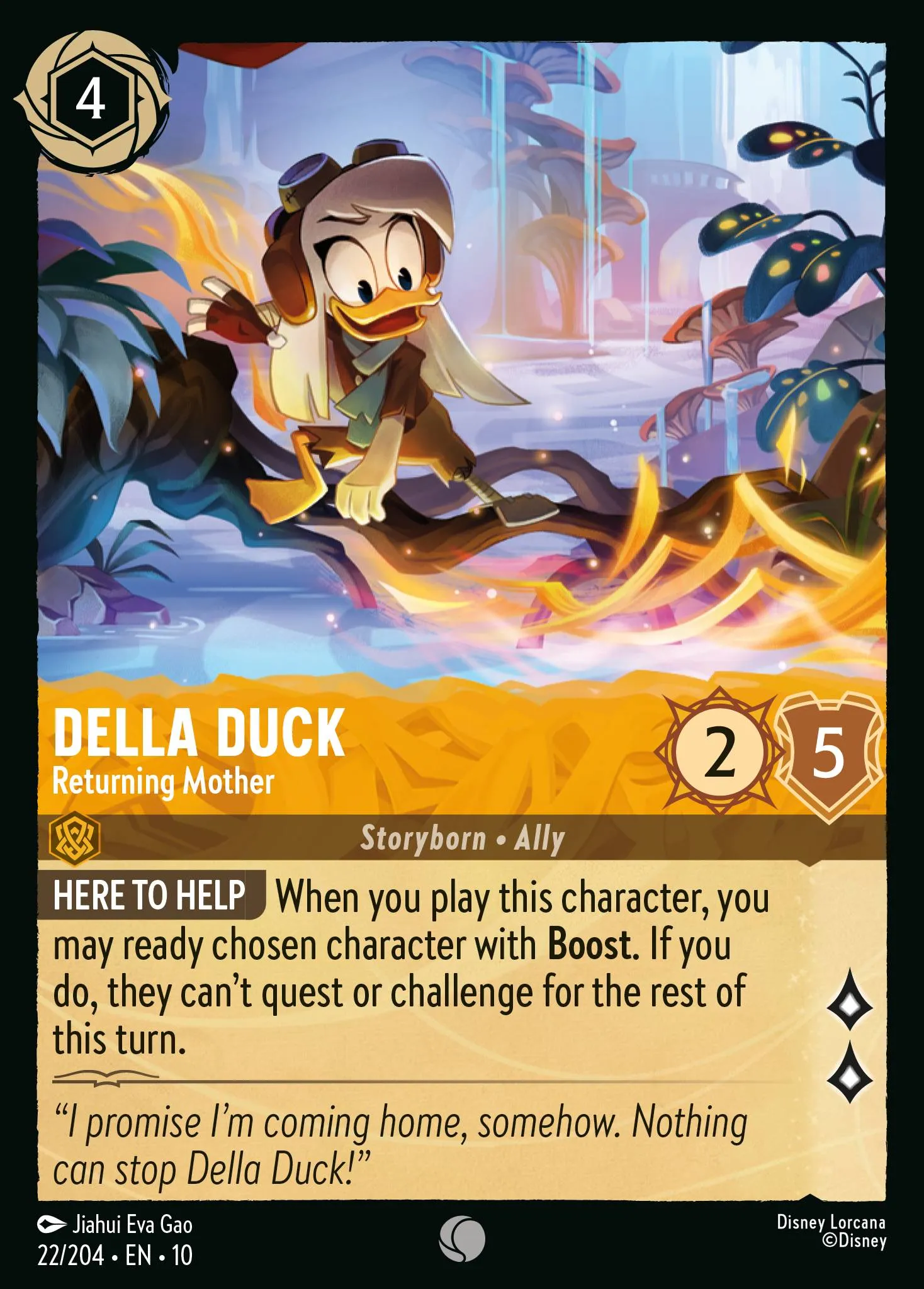 2025 Whispers in the Well Della Duck - Returning Mother Common #22 Common card image