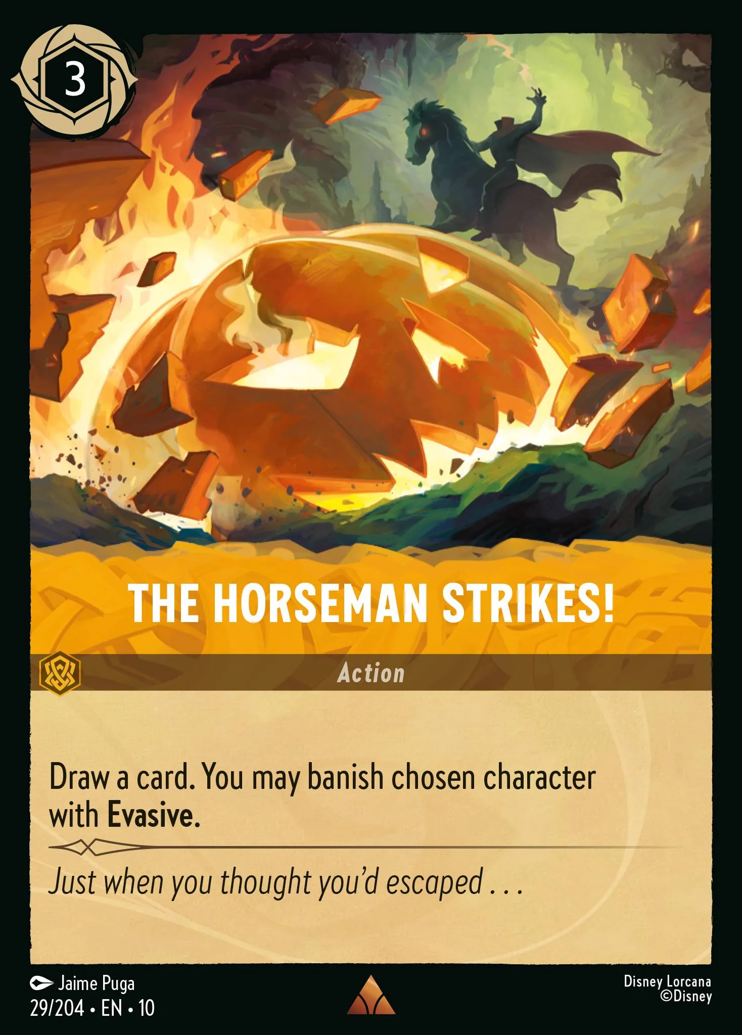 2025 Whispers in the Well The Horseman Strikes! #29 Rare card image