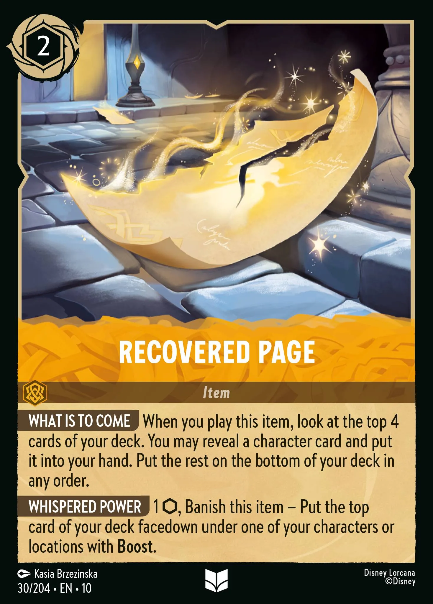 2025 Whispers in the Well Recovered Page #30 Uncommon card image