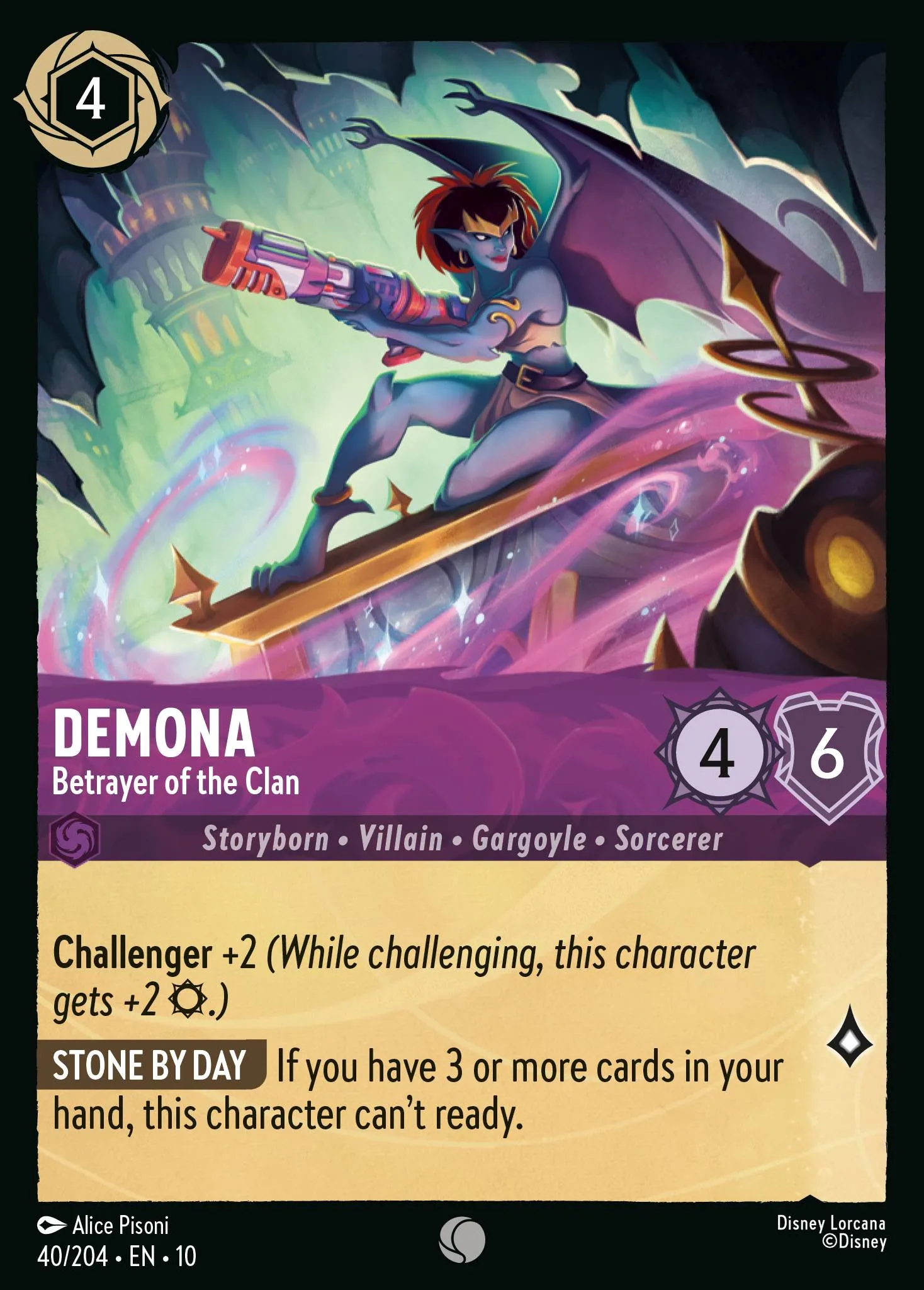 2025 Whispers in the Well Demona - Betrayer of the Clan #40 Common card image