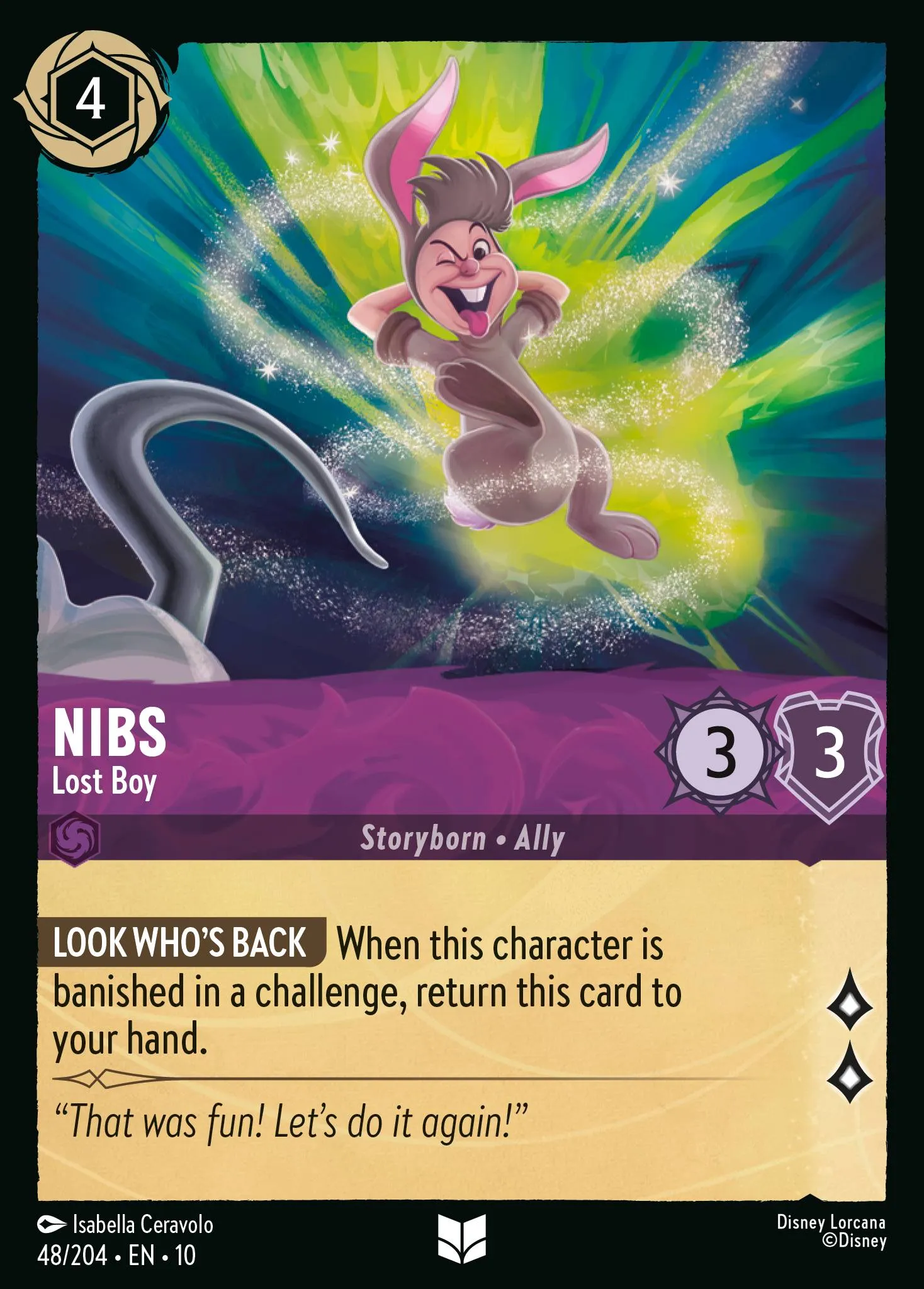 2025 Whispers in the Well Nibs - Lost Boy #48 Uncommon card image